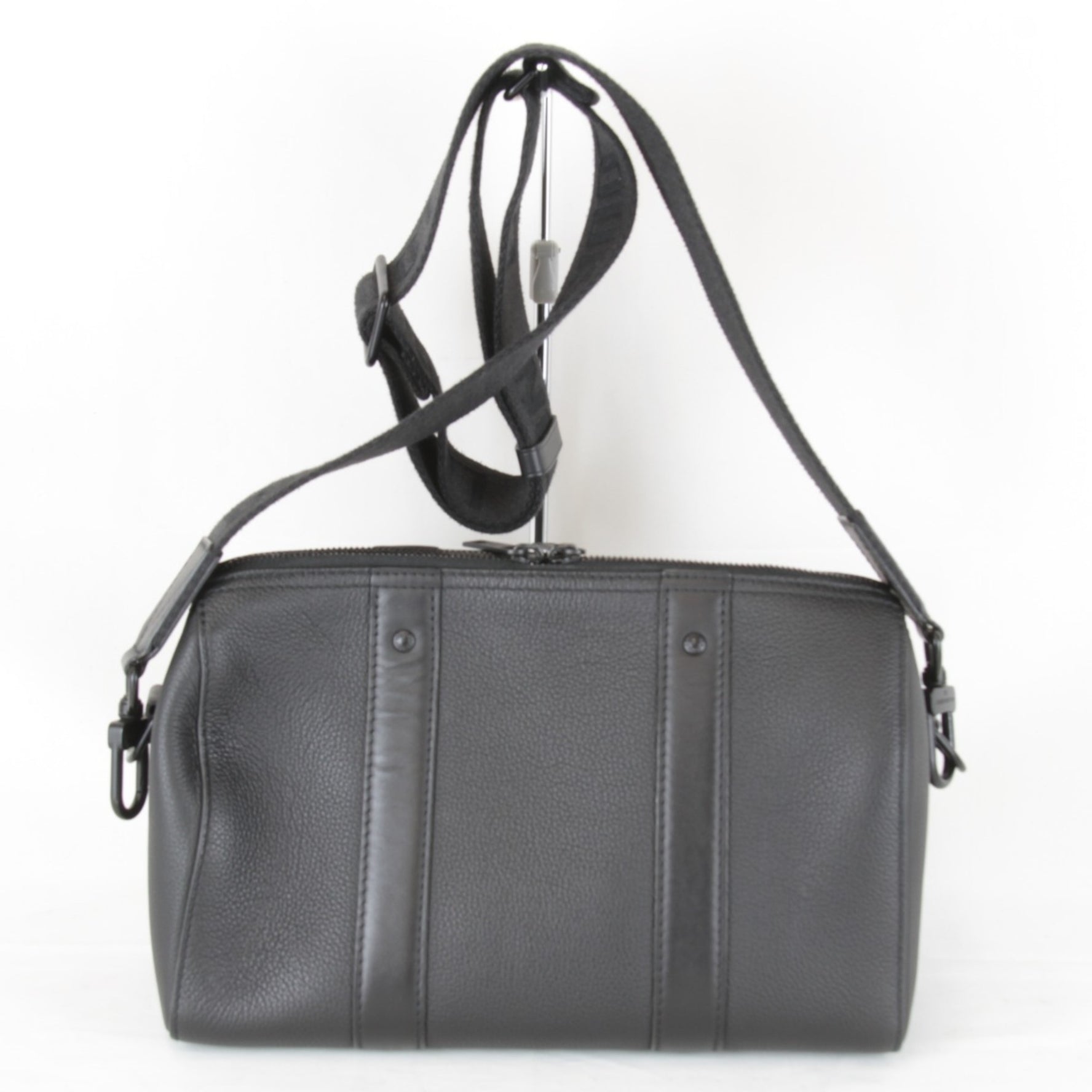 LOUIS VUITTON Aerogram City Keepall Shoulder Bag, Leather, Compact