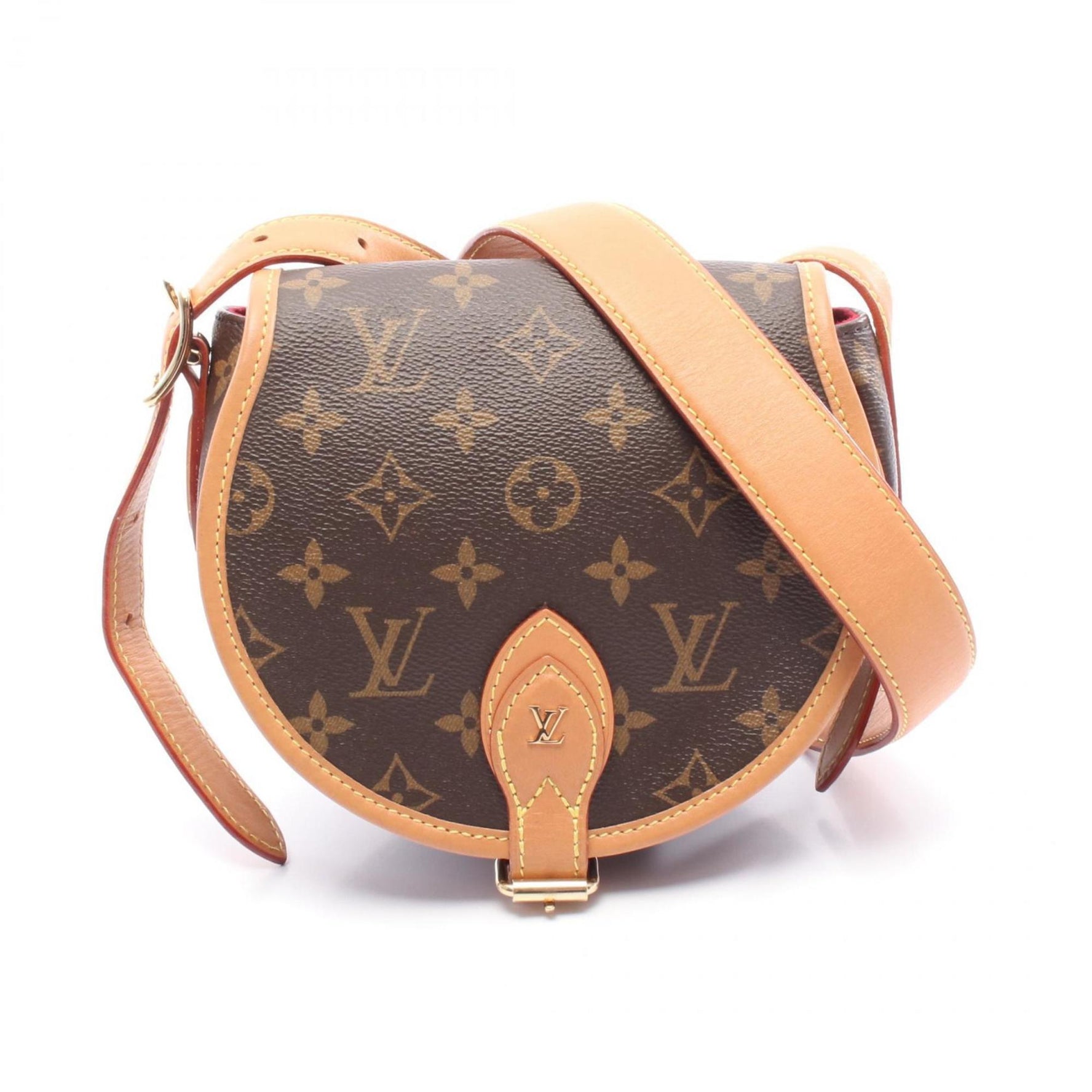Louis Vuitton Tan Blanc Shoulder Bag, Coated Canvas and Leather, Monogram