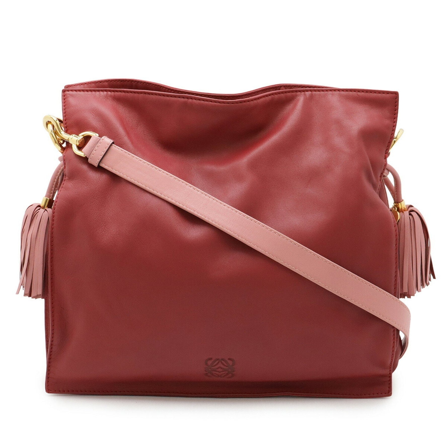LOEWE Flamenco 30 shoulder bag in nappa leather, pink