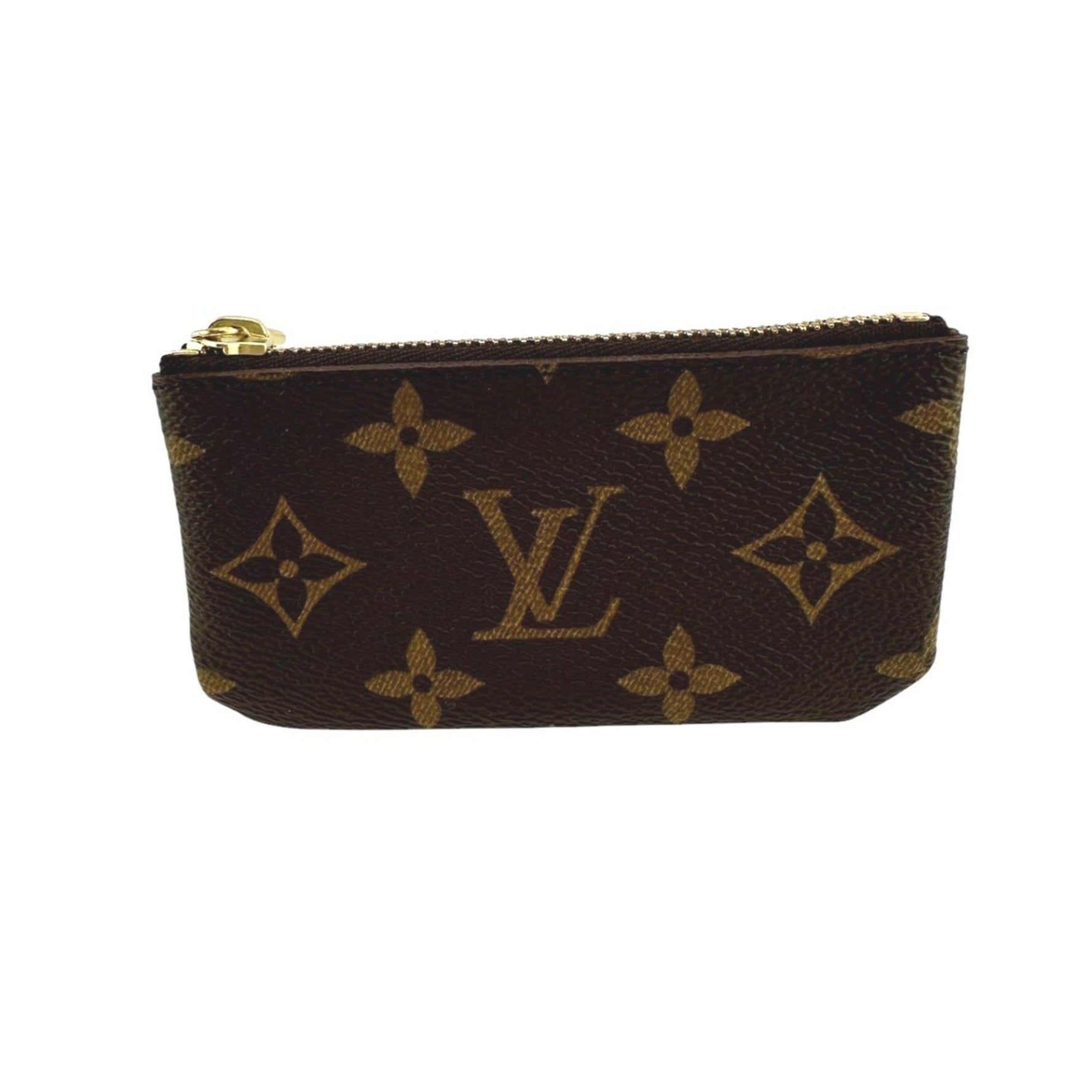 Louis Vuitton Key Case, Coin Purse and Monogram Pochette Cle, Canvas