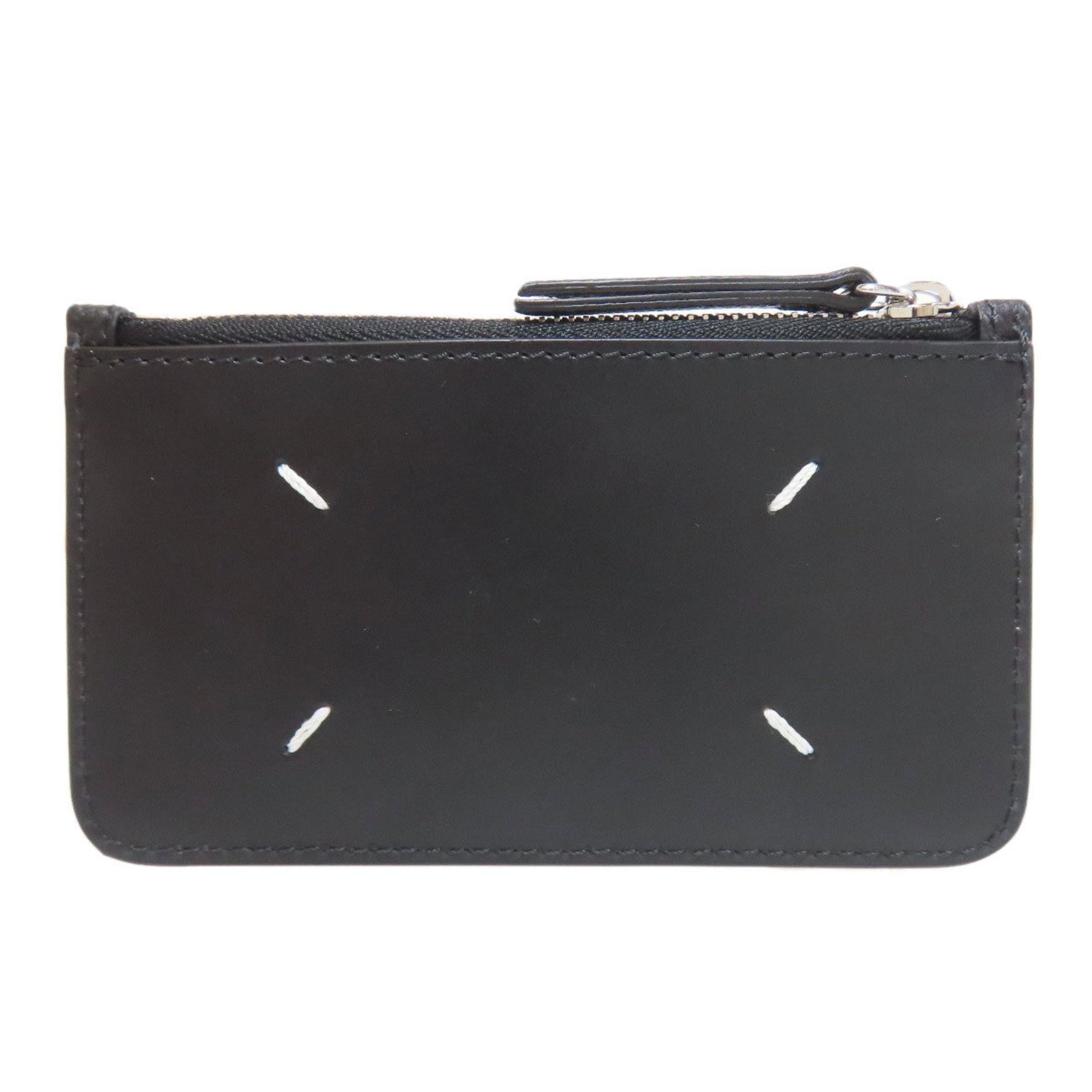 Maison Margiela logo coin case, leather