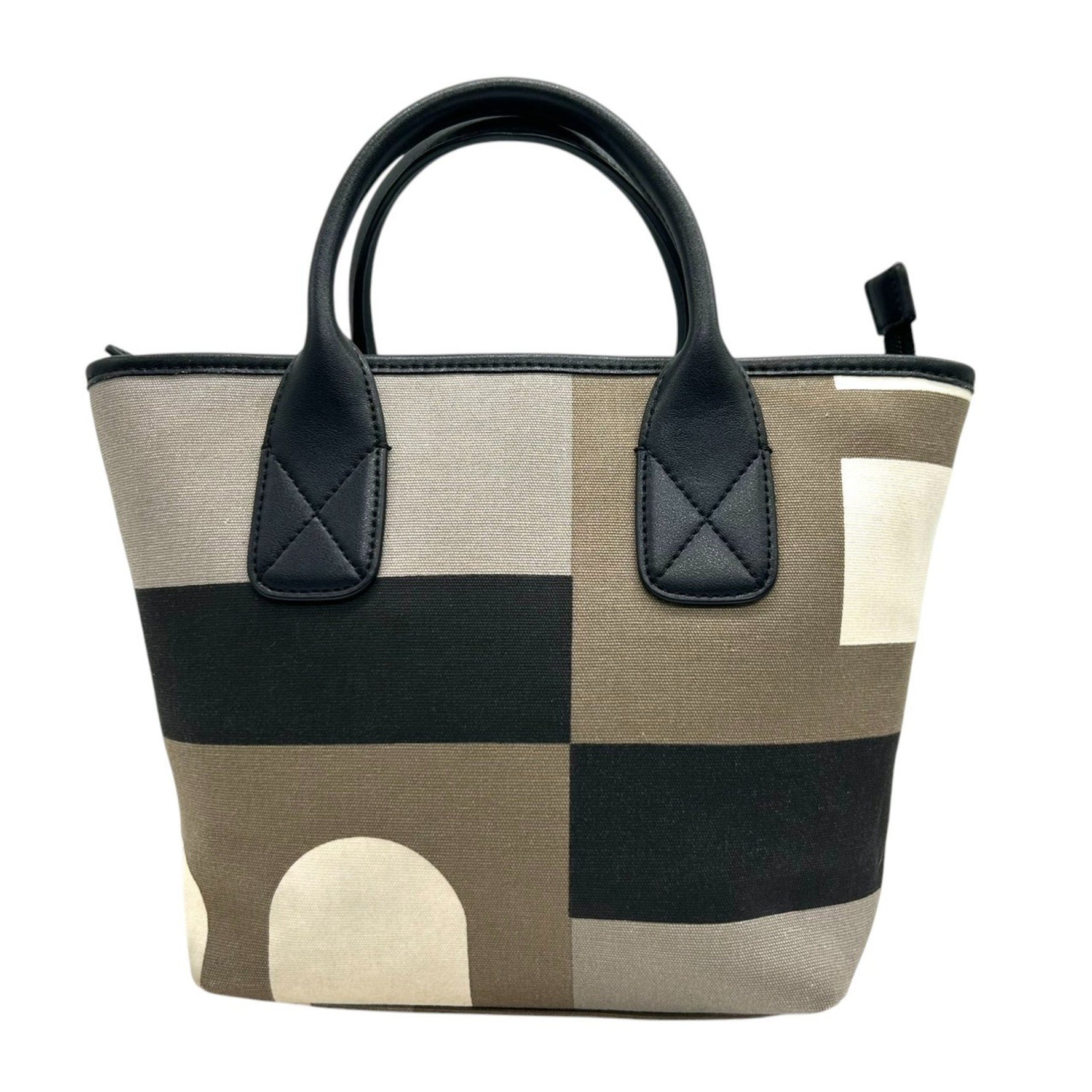 BALLY handbag/shoulder bag in canvas and leather with a patchwork block design multicolor women.