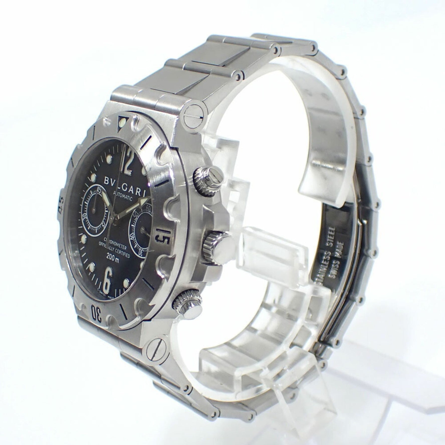 Bvlgari Diagono Scuba Automatic Stainless Steel Watch Mechanical