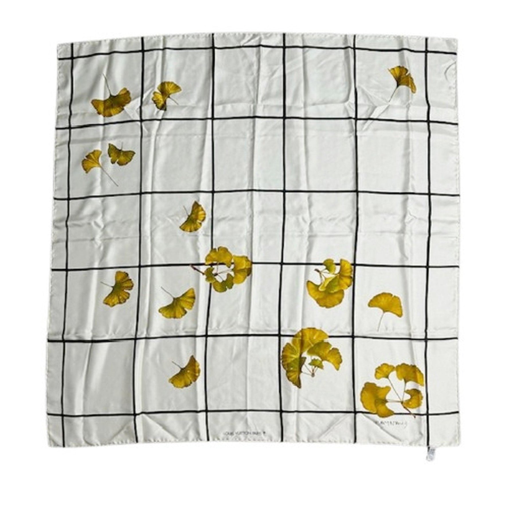 Louis Vuitton Scarf Leaf Ginkgo Accessory Silk Kaizuka Store