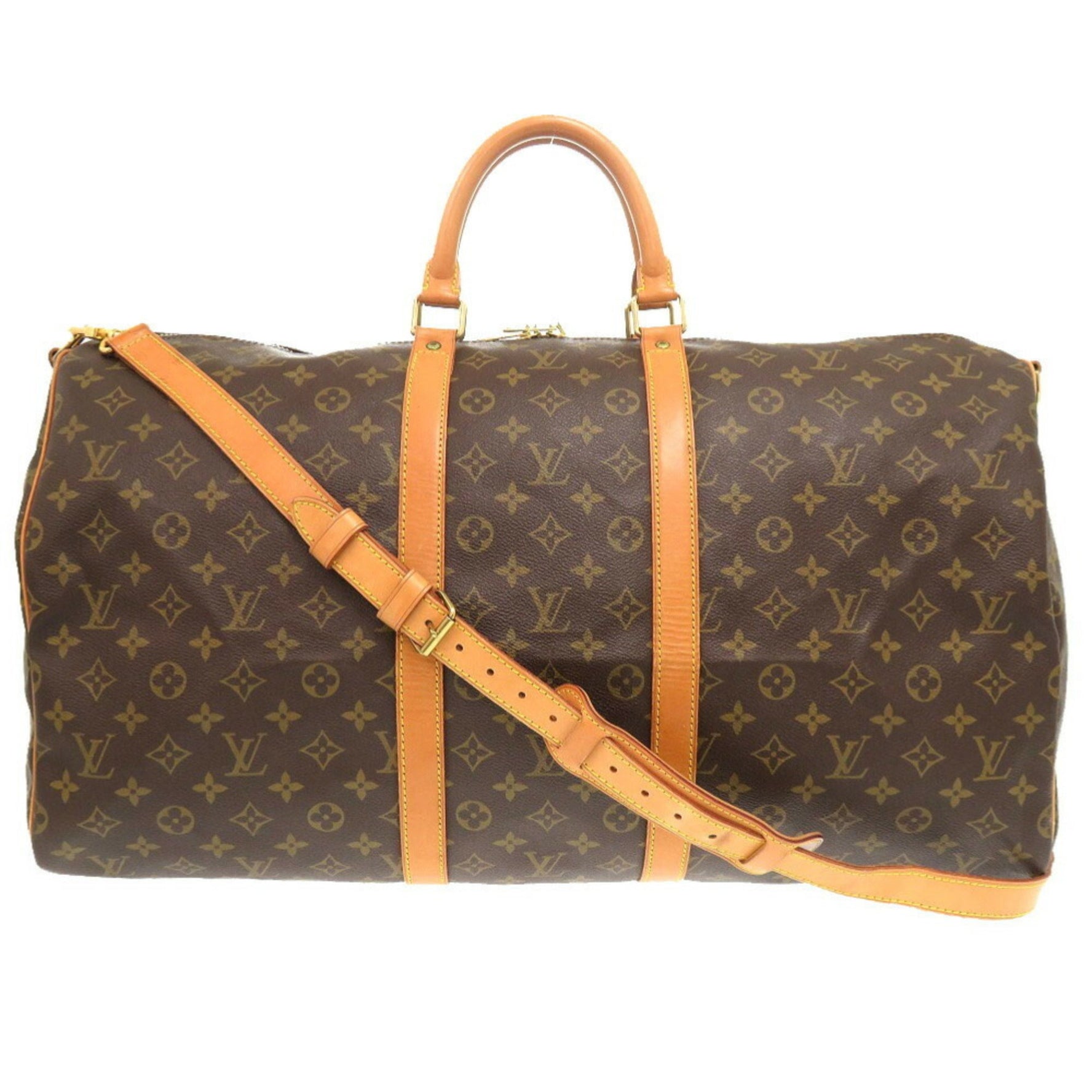 Louis Vuitton Keepall Bandouliere 55 Monogram Boston Bag LV 0275