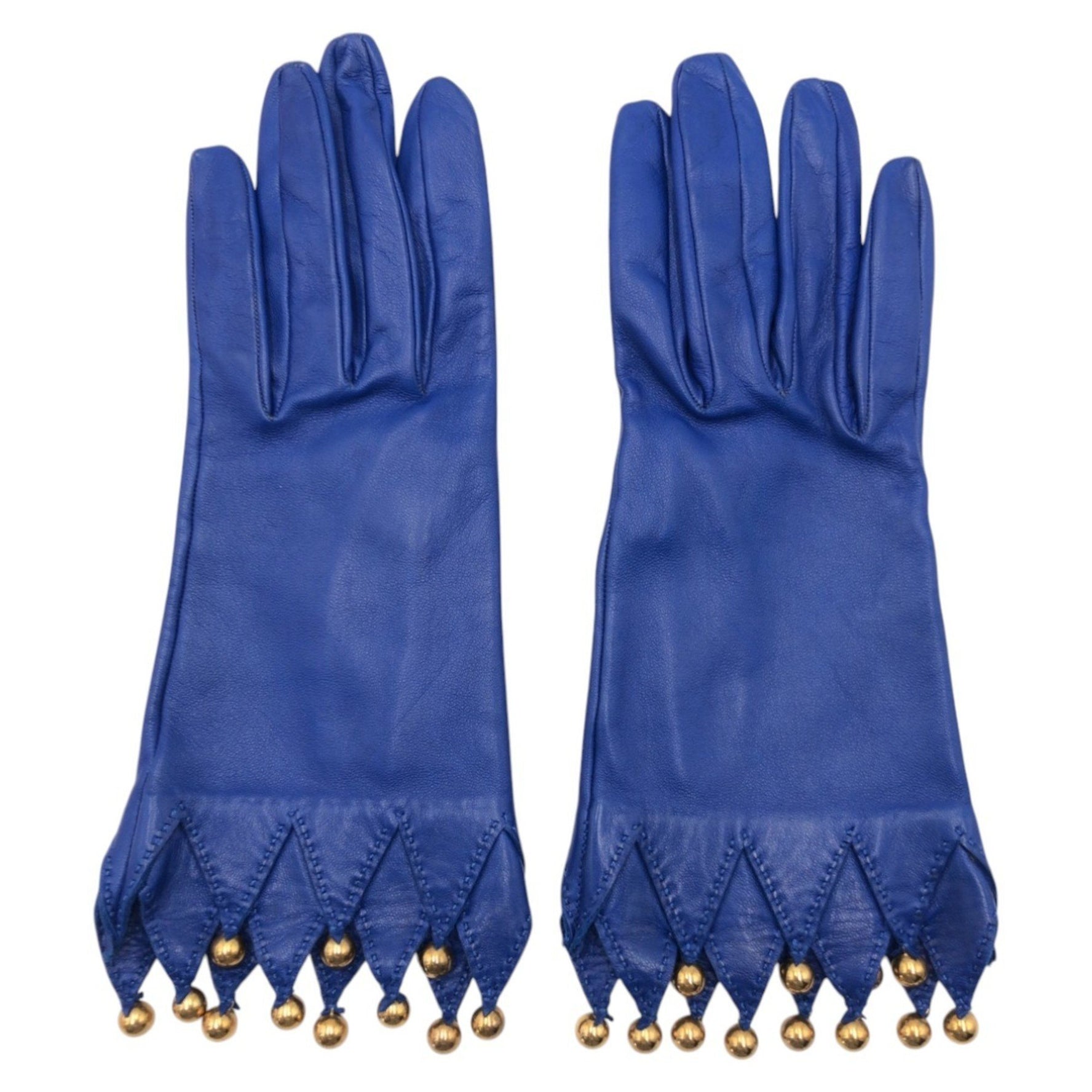 HERMES Leather Gloves