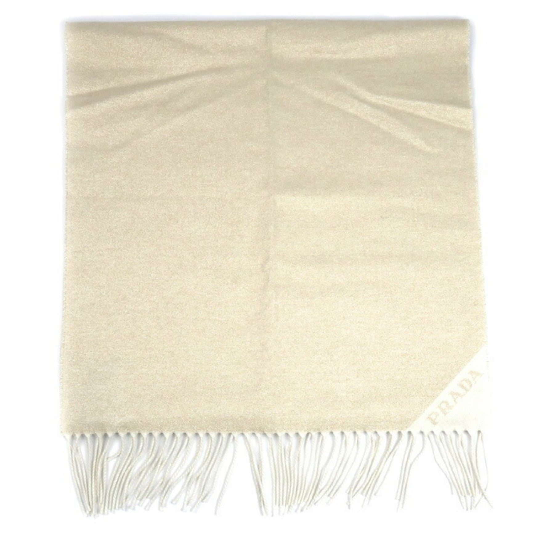 PRADA Jacquard Evening Scarf, Gold and IC Chip, Silk, Cashmere, Lurex