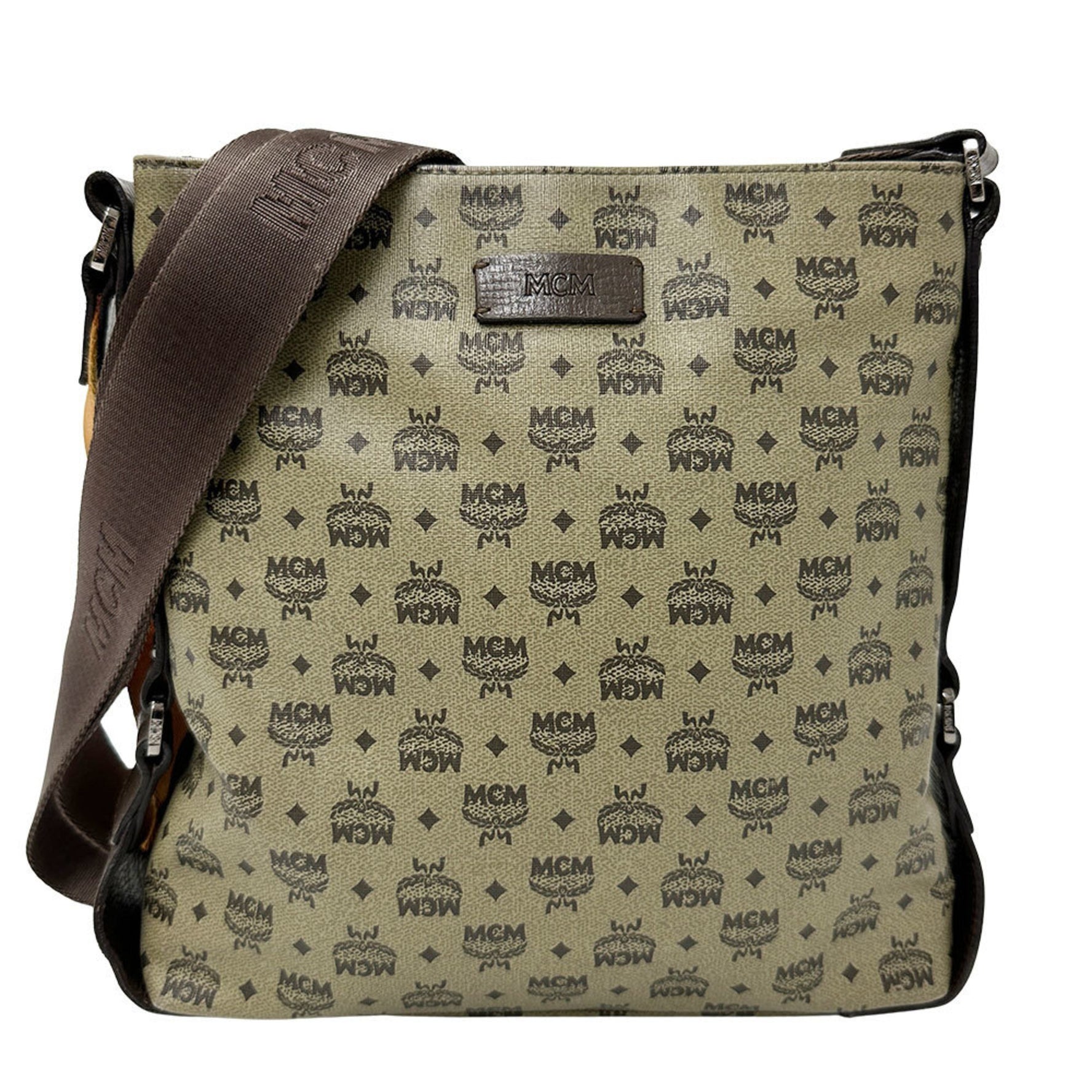 MCM Visetos Shoulder Bag in PVC.