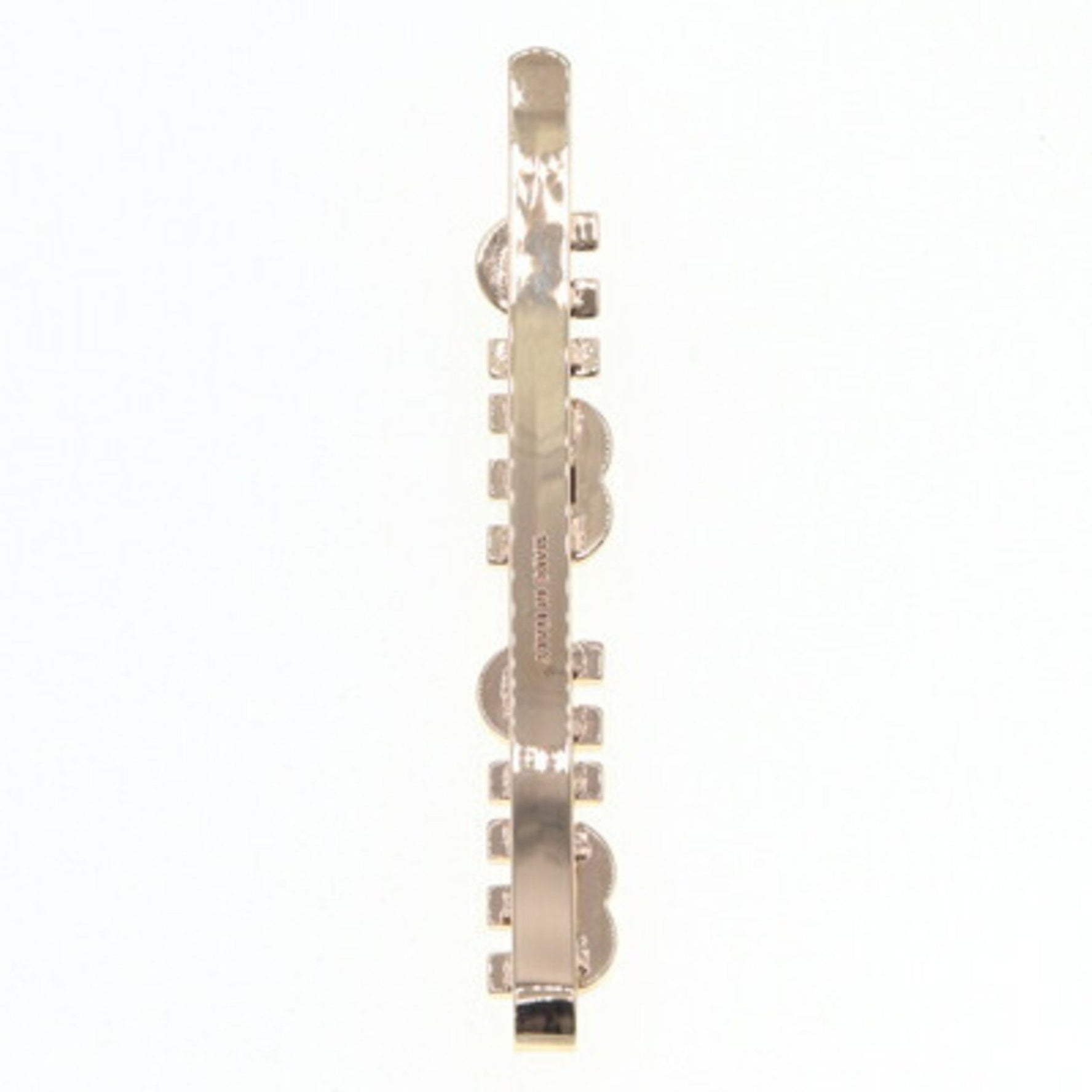 Miu Miu Miu Hairpin Gold Metal Enamel American Pin MIU