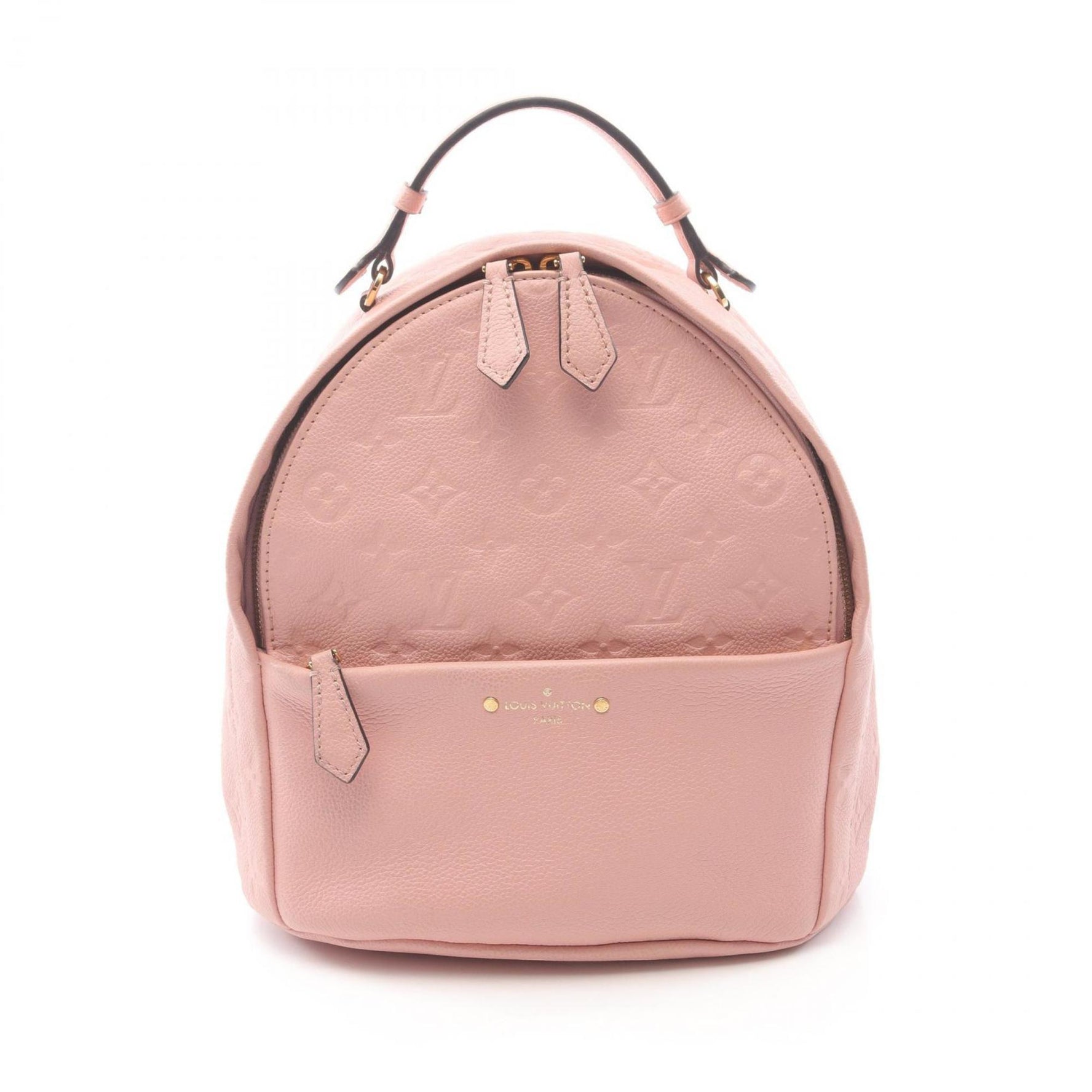 Louis Vuitton Sorbonne Backpack, Monogram Empreinte Leather, Pink