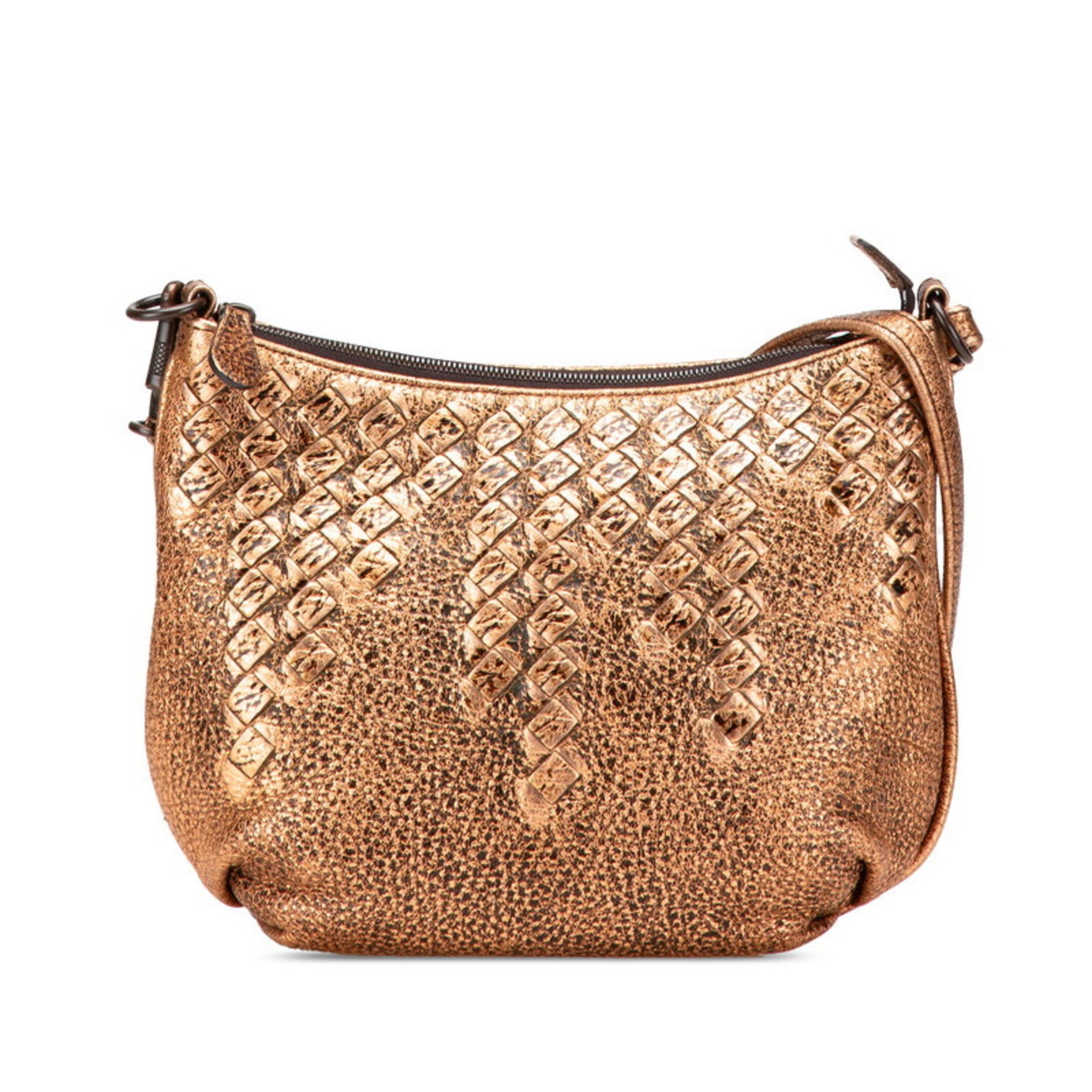 Bottega Veneta Intrecciato Shoulder Bag in Leather