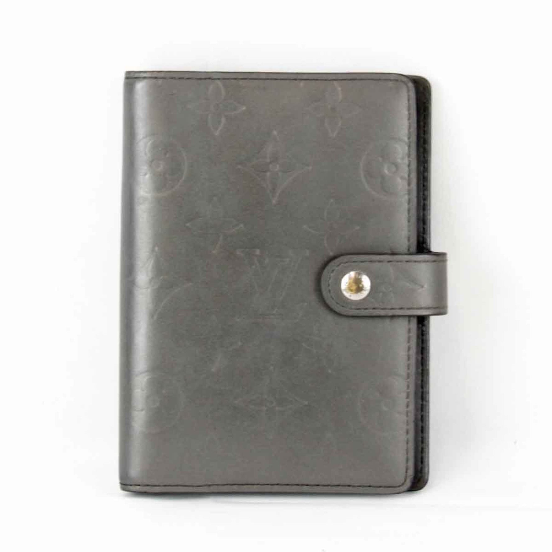 Louis Vuitton Agenda PM Notebook Cover Monogram Matte Grey