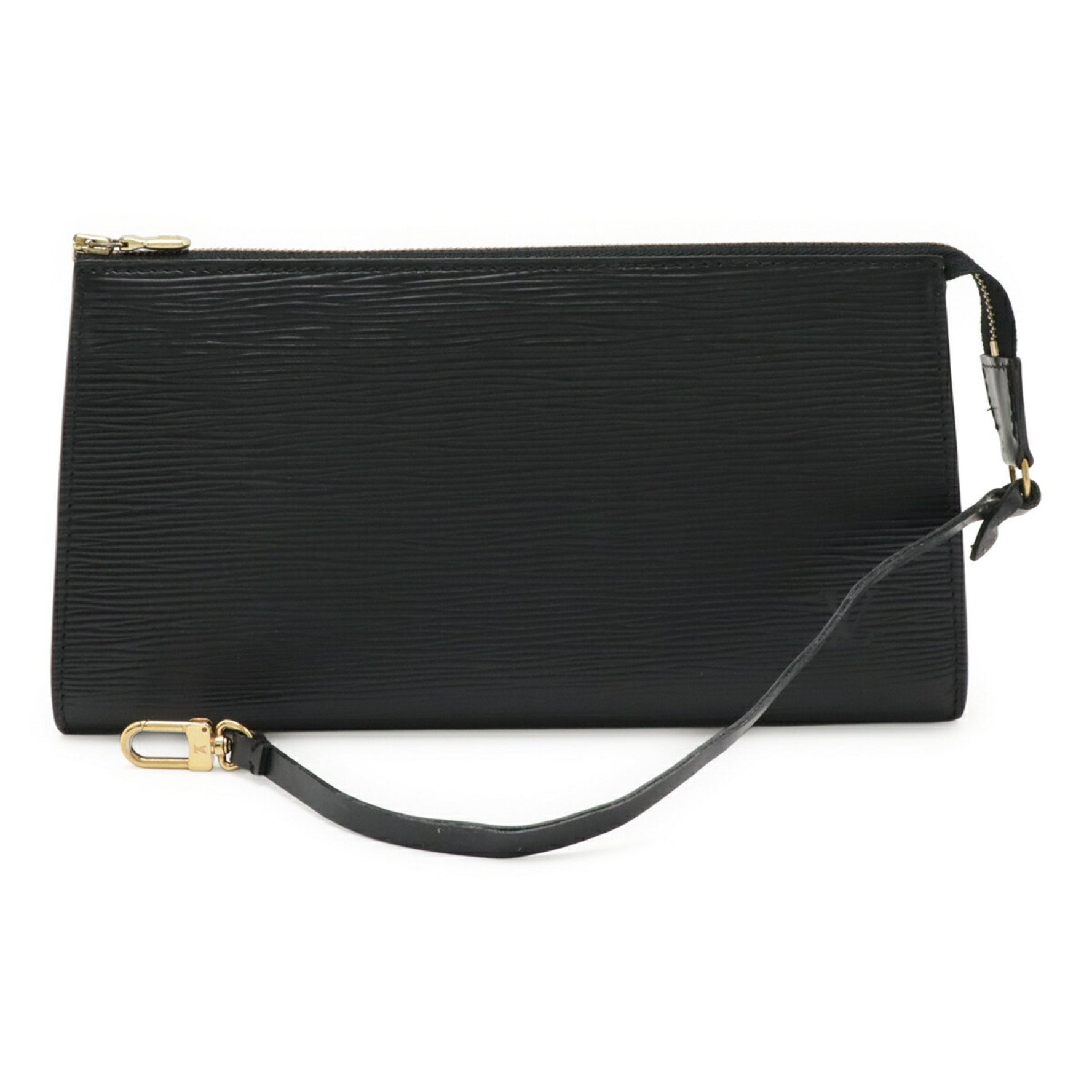 LOUIS VUITTON Epi Pochette Accessoires Pouch Handbag Noir Black