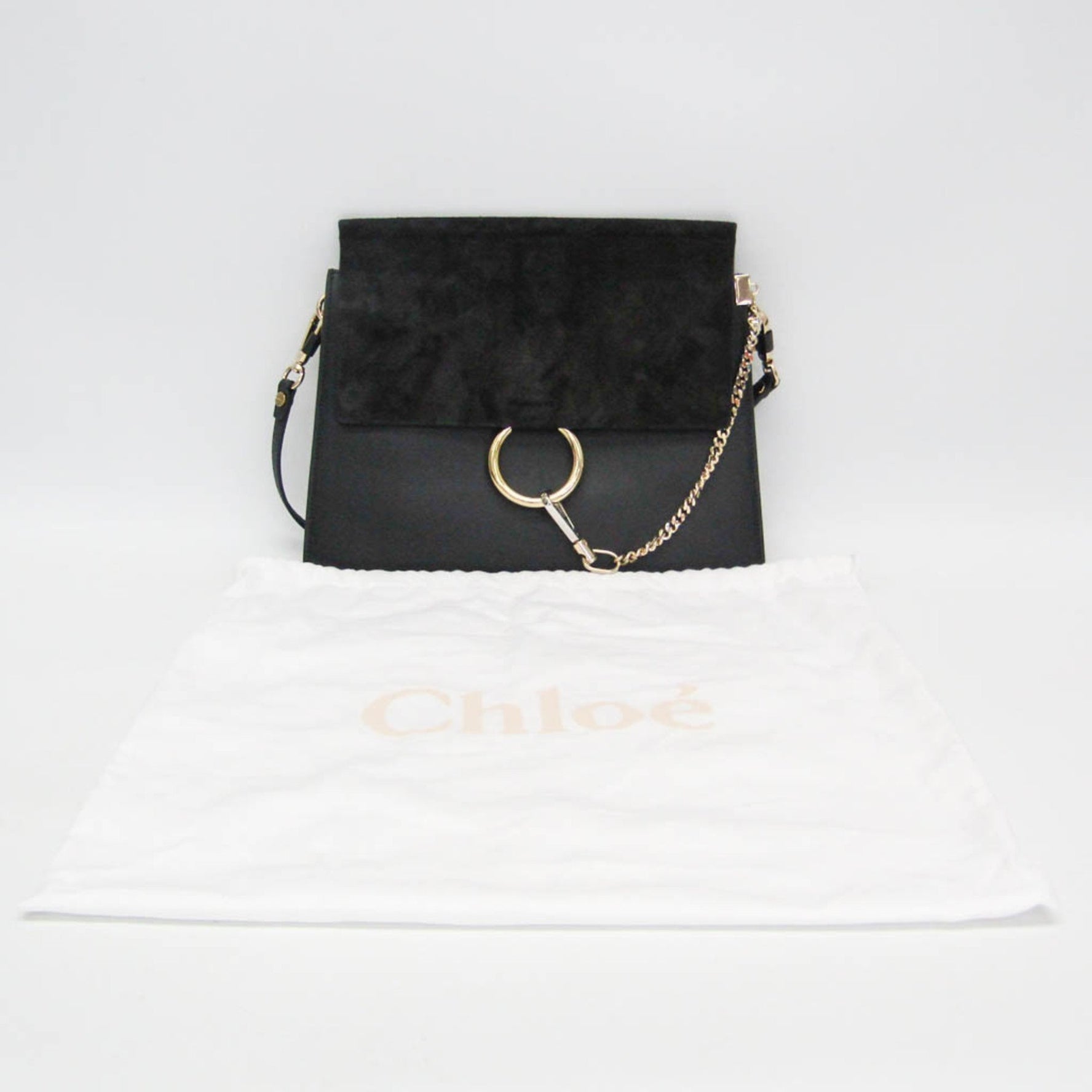 Chloé Faye Medium Leather,Suede Shoulder Bag