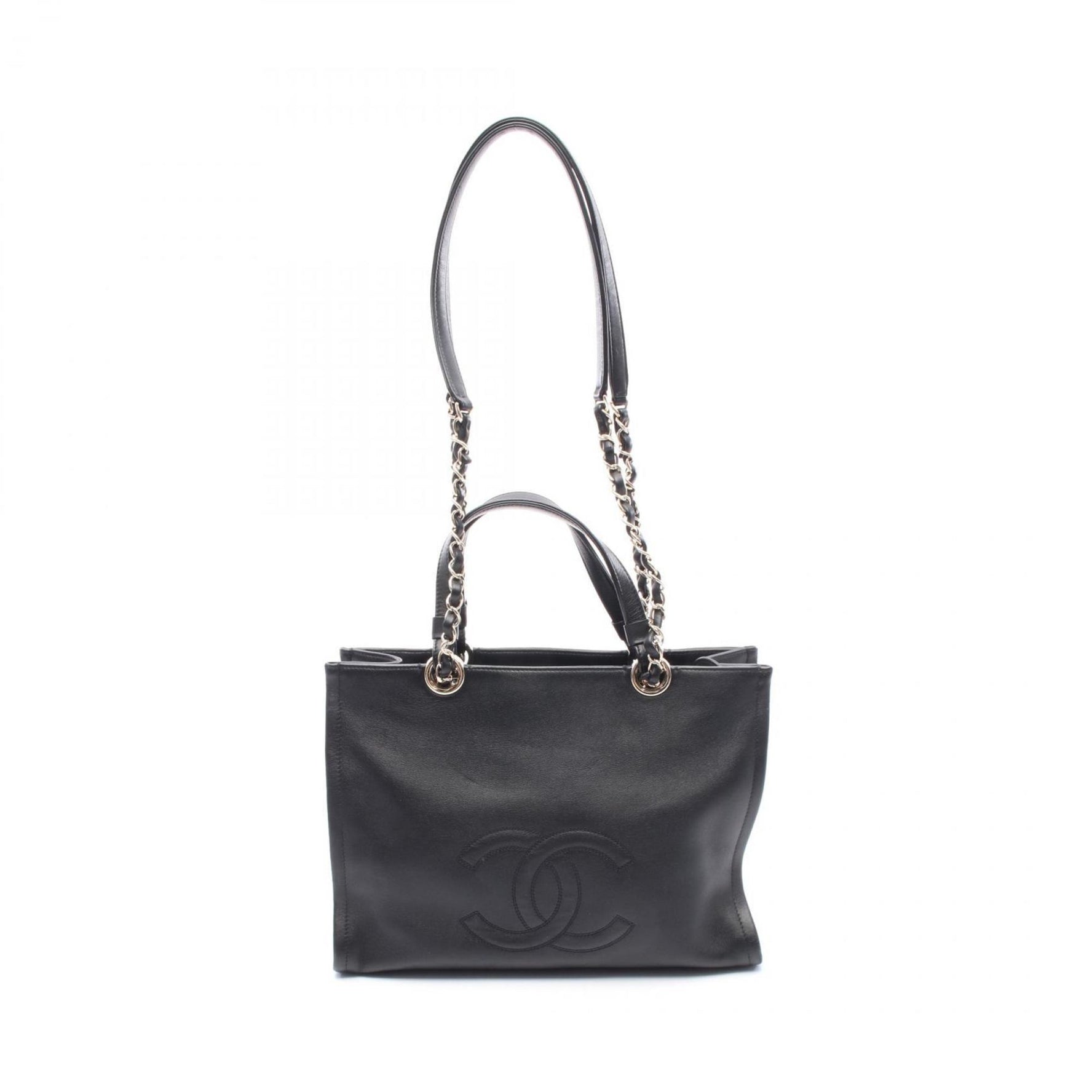 CHANEL Coco Mark Shoulder Bag Leather