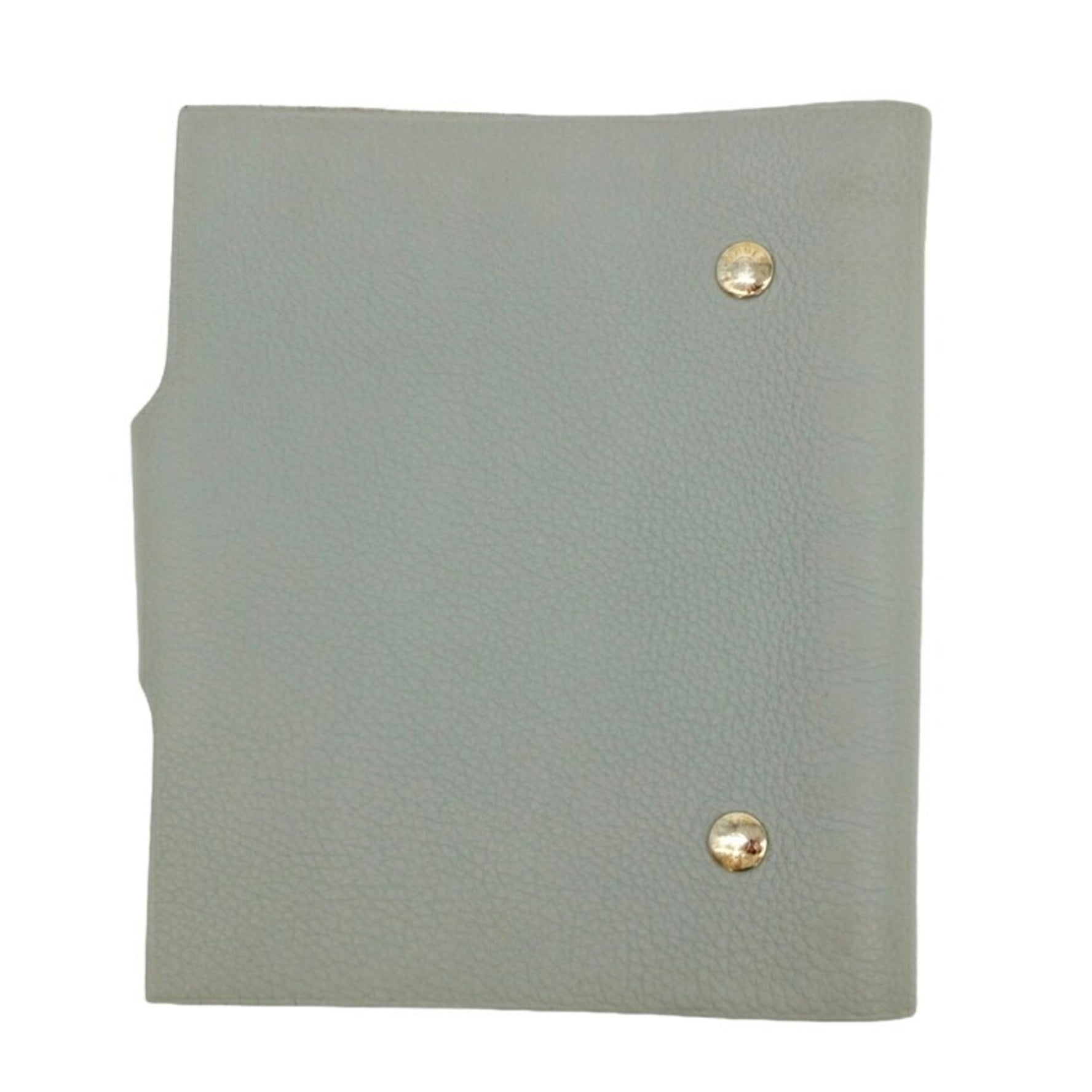 HERMES Notebook Cover Ulysse PM Taurillon Clemence Grey