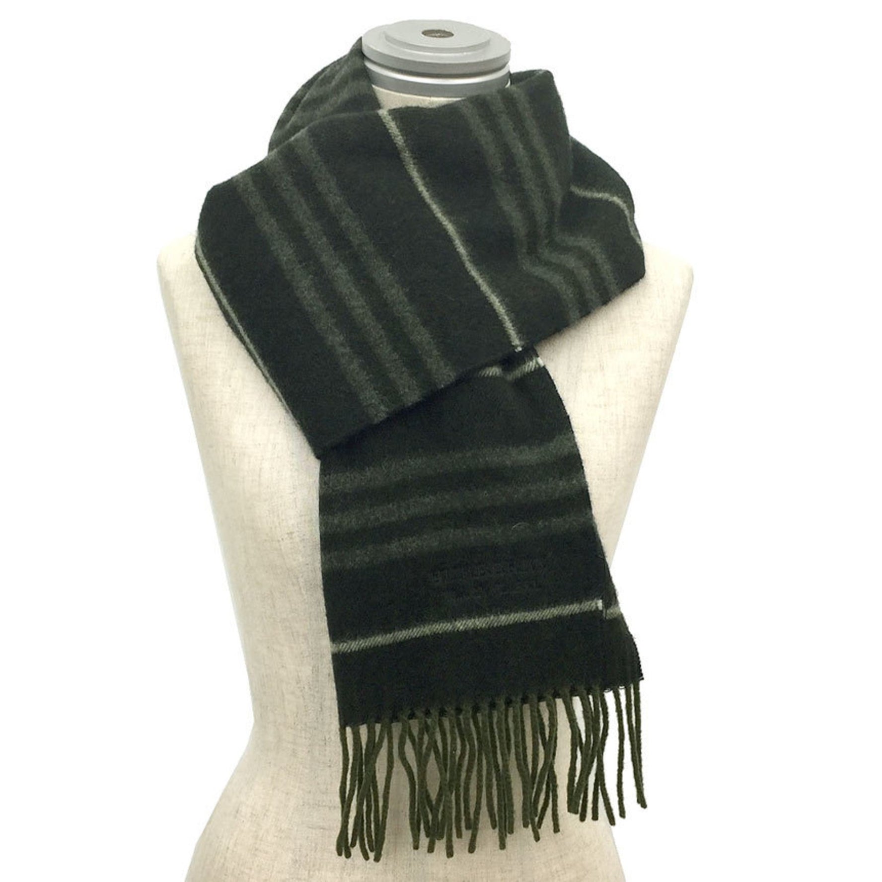 BURBERRY BLACK LABEL Black Label Scarf Khaki Cashmere