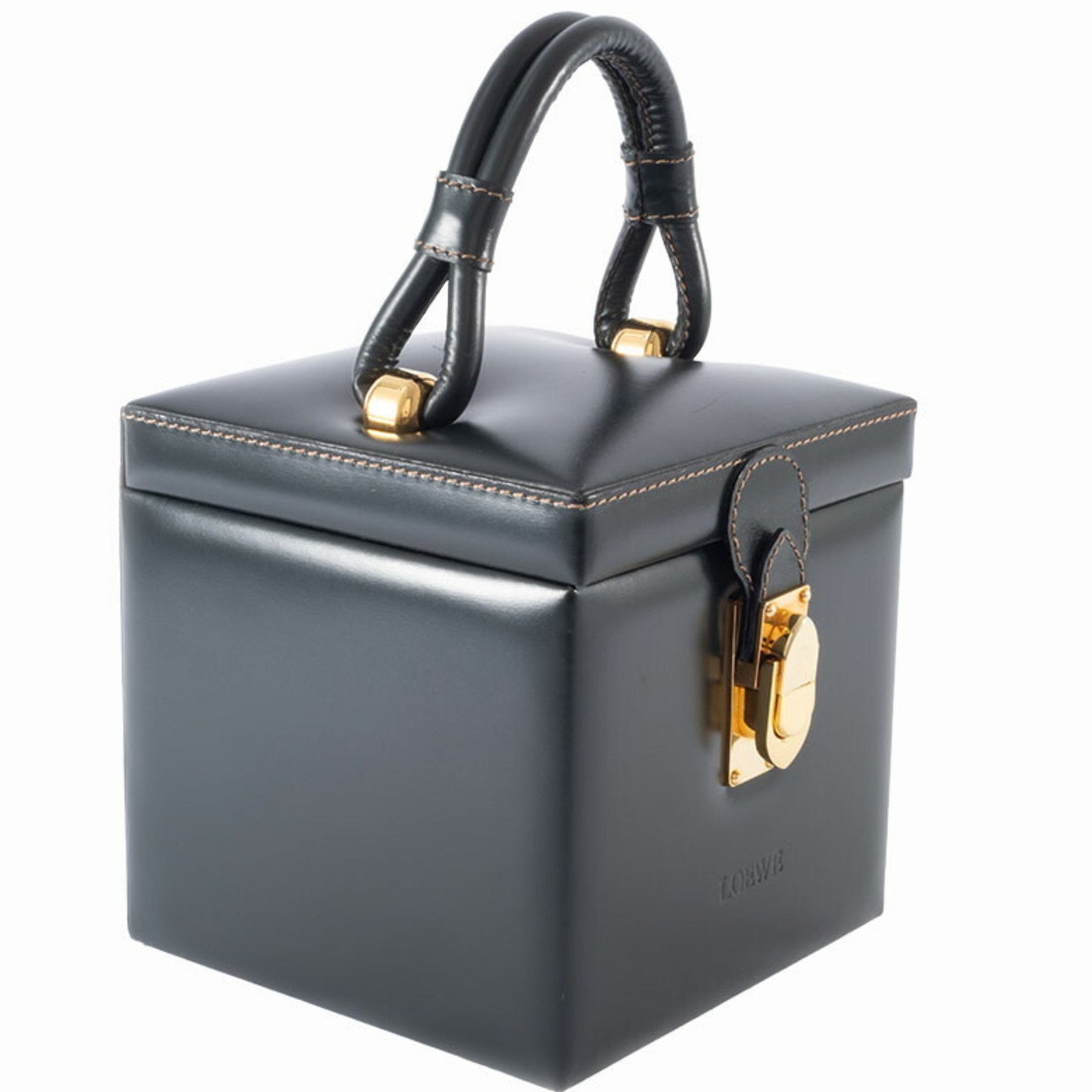 Loewe Vanity Bag Leather Box Handbag