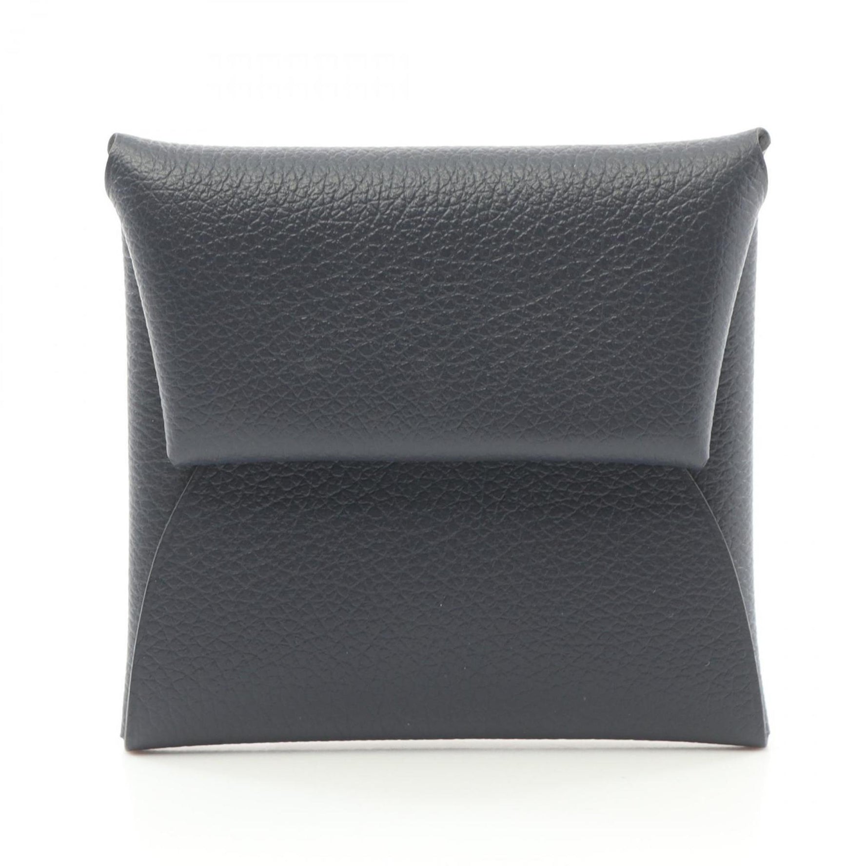 Hermes Bastia Wallet/Coin Case Wallet Evercolor Navy