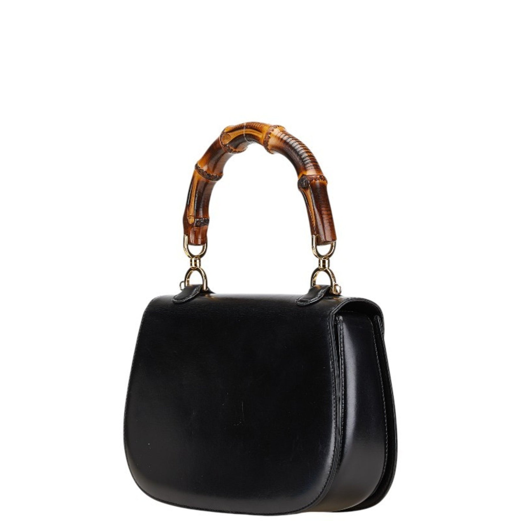 Gucci Bamboo Handbag Shoulder Bag 000 46 Leather