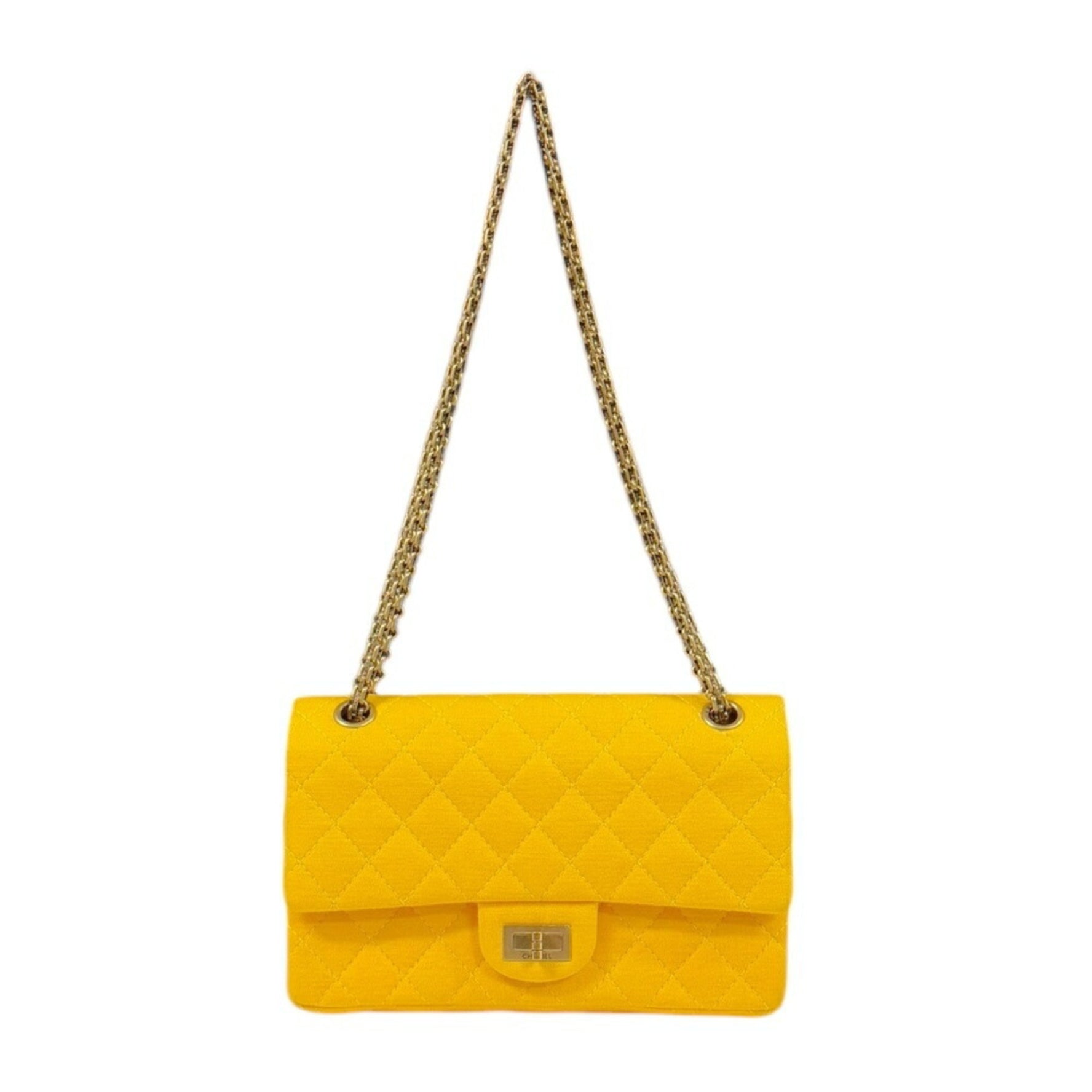 Chanel 2.55 Matelasse Shoulder Bag W Flap Chain