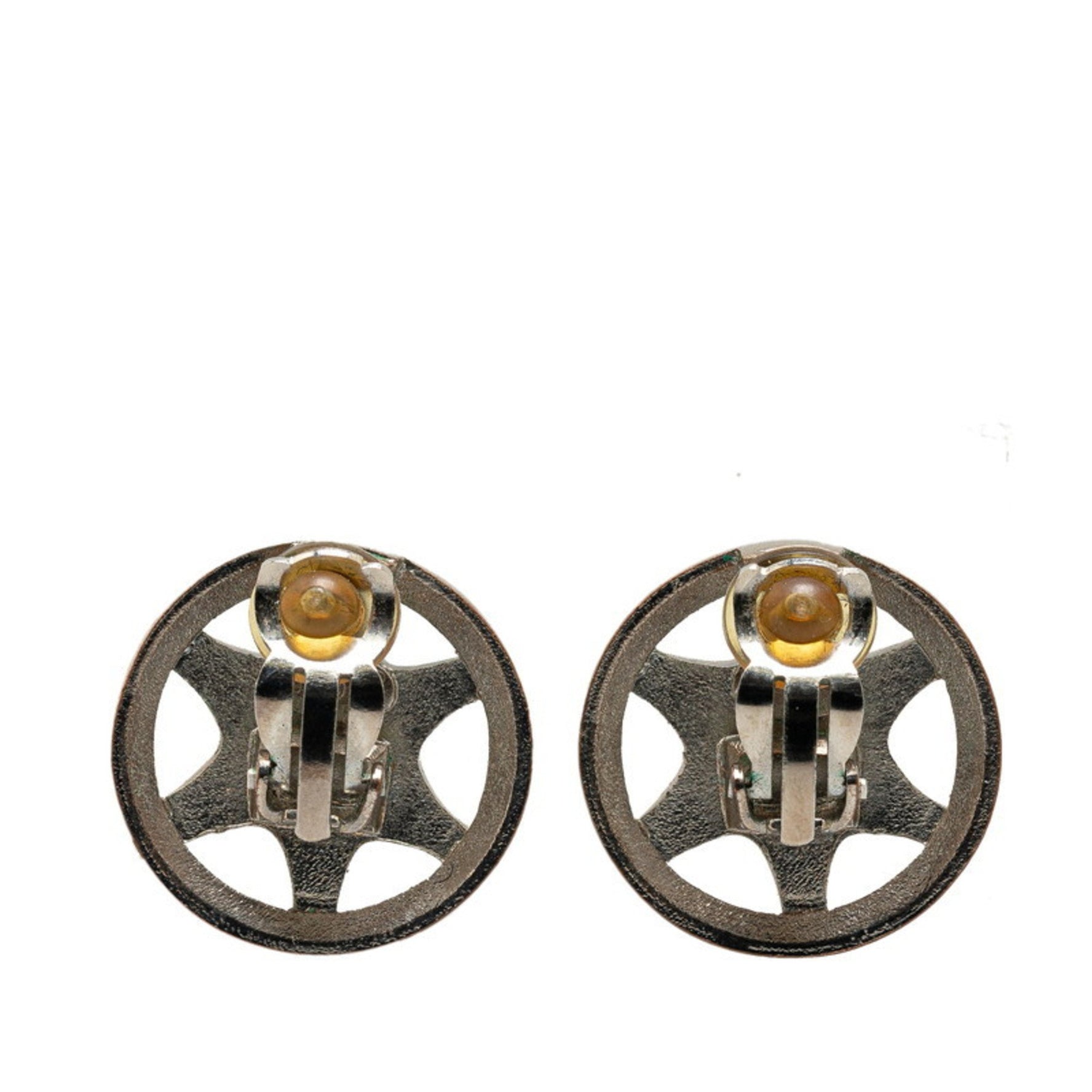 Chanel Coco Mark Earrings Metal