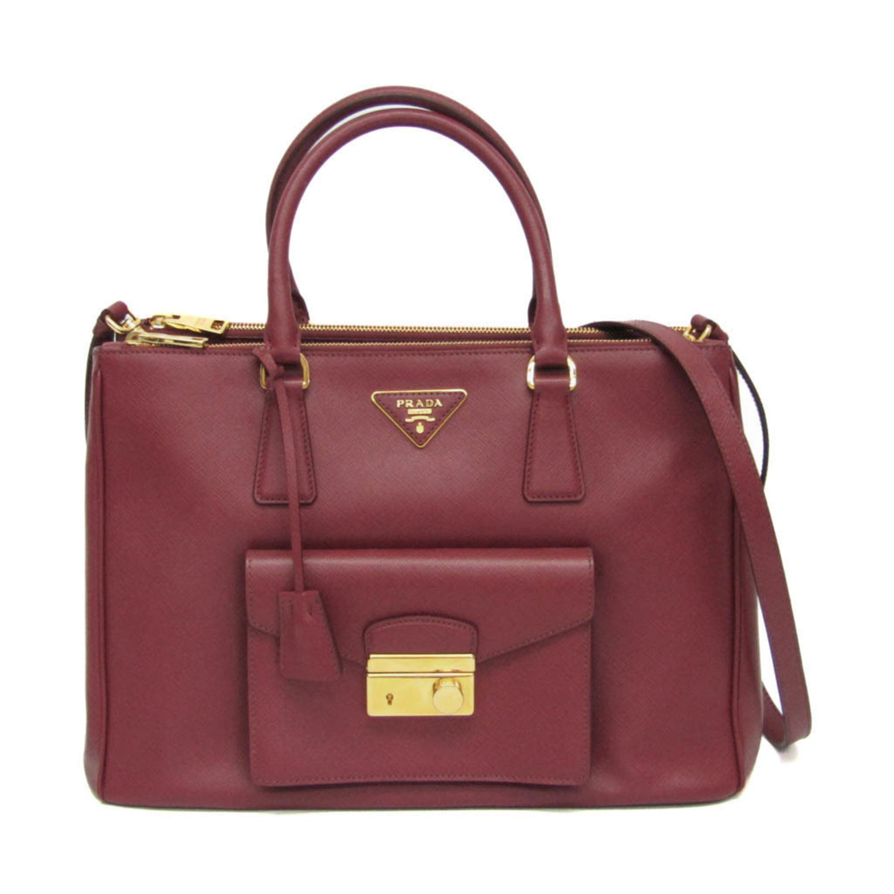 Prada Saffiano Leather Handbag,Shoulder Bag