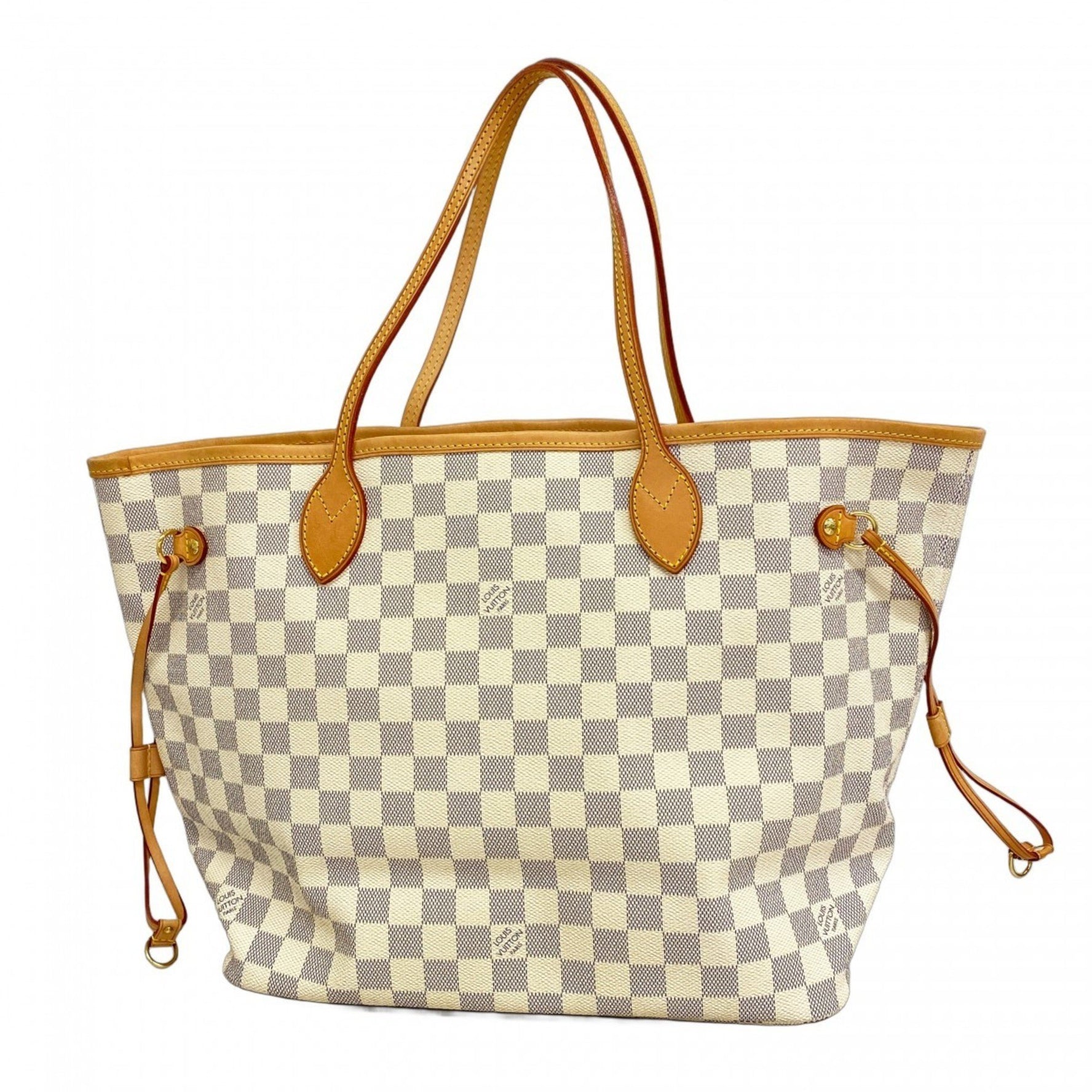 Louis Vuitton Damier Azur Neverfull MM Tote Bag