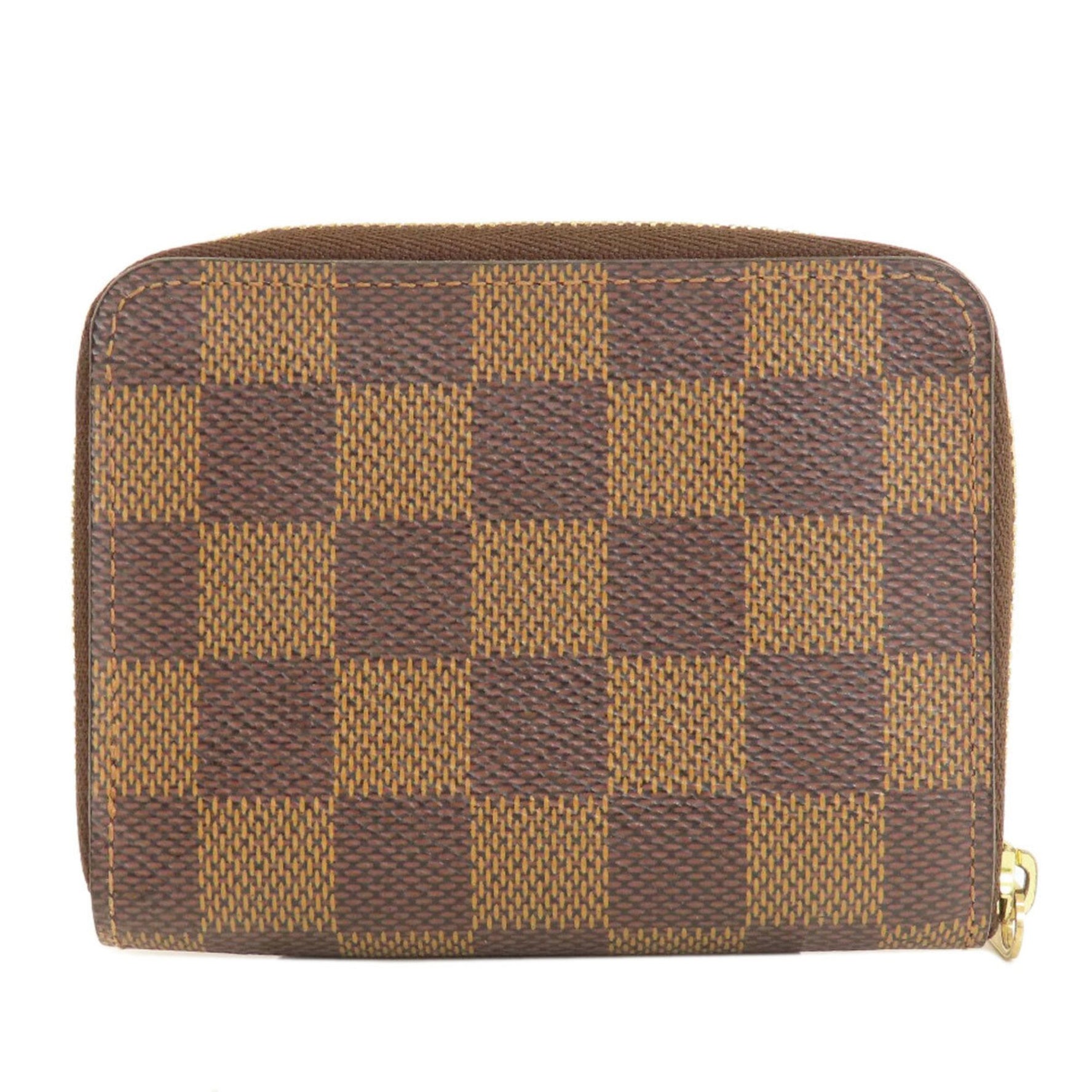 Louis Vuitton Zippy Coin Purse Damier Ebene Wallet/Coin Case Canvas
