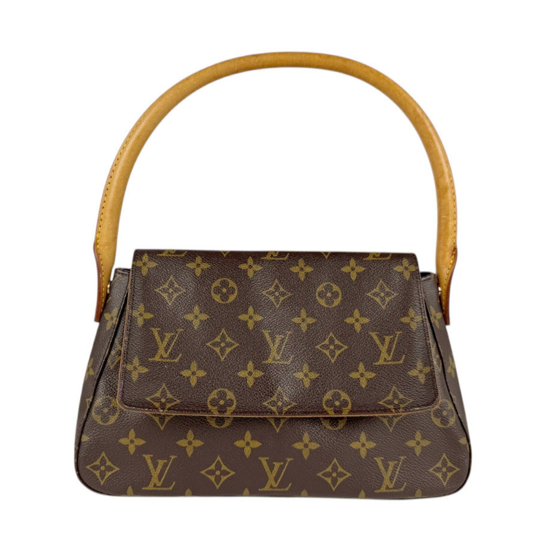 Louis Vuitton Shoulder Bag Monogram Mini Looping Canvas