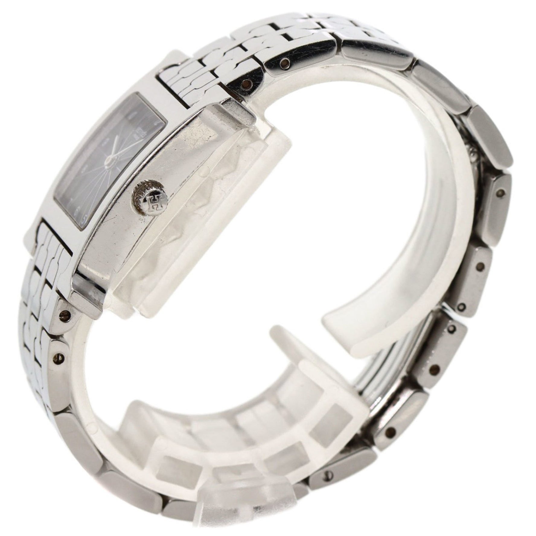 Hermes H Watch Stainless Steel SS Ladies'