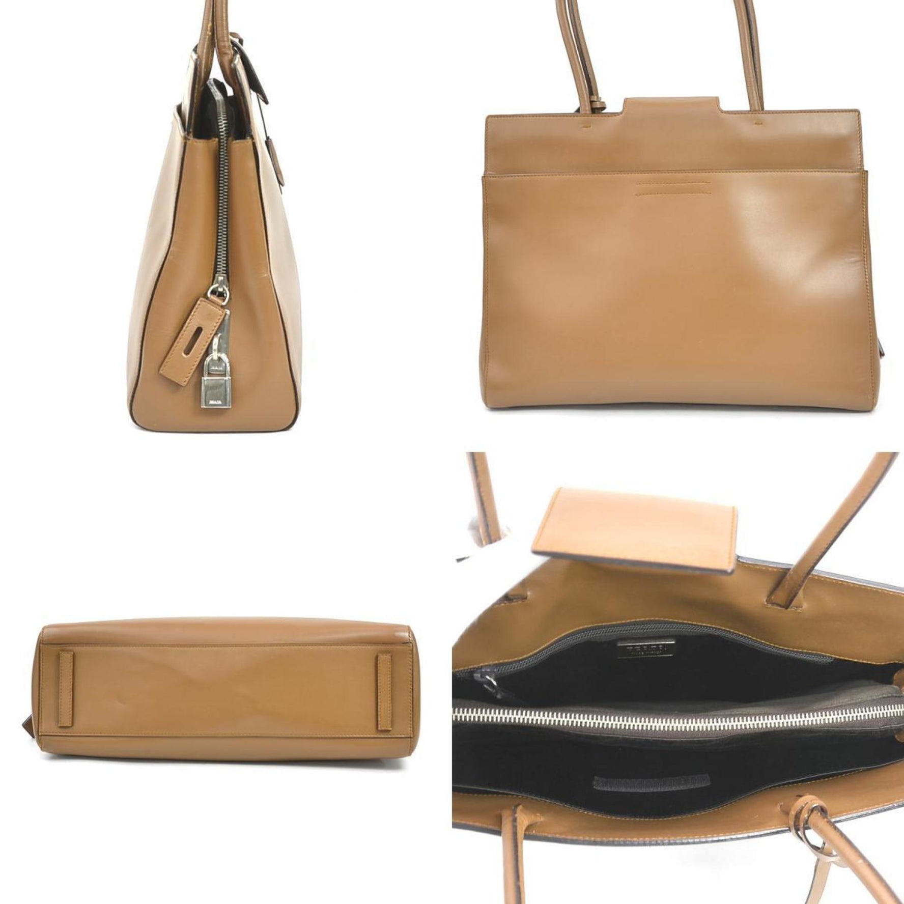 Prada handbag, leather