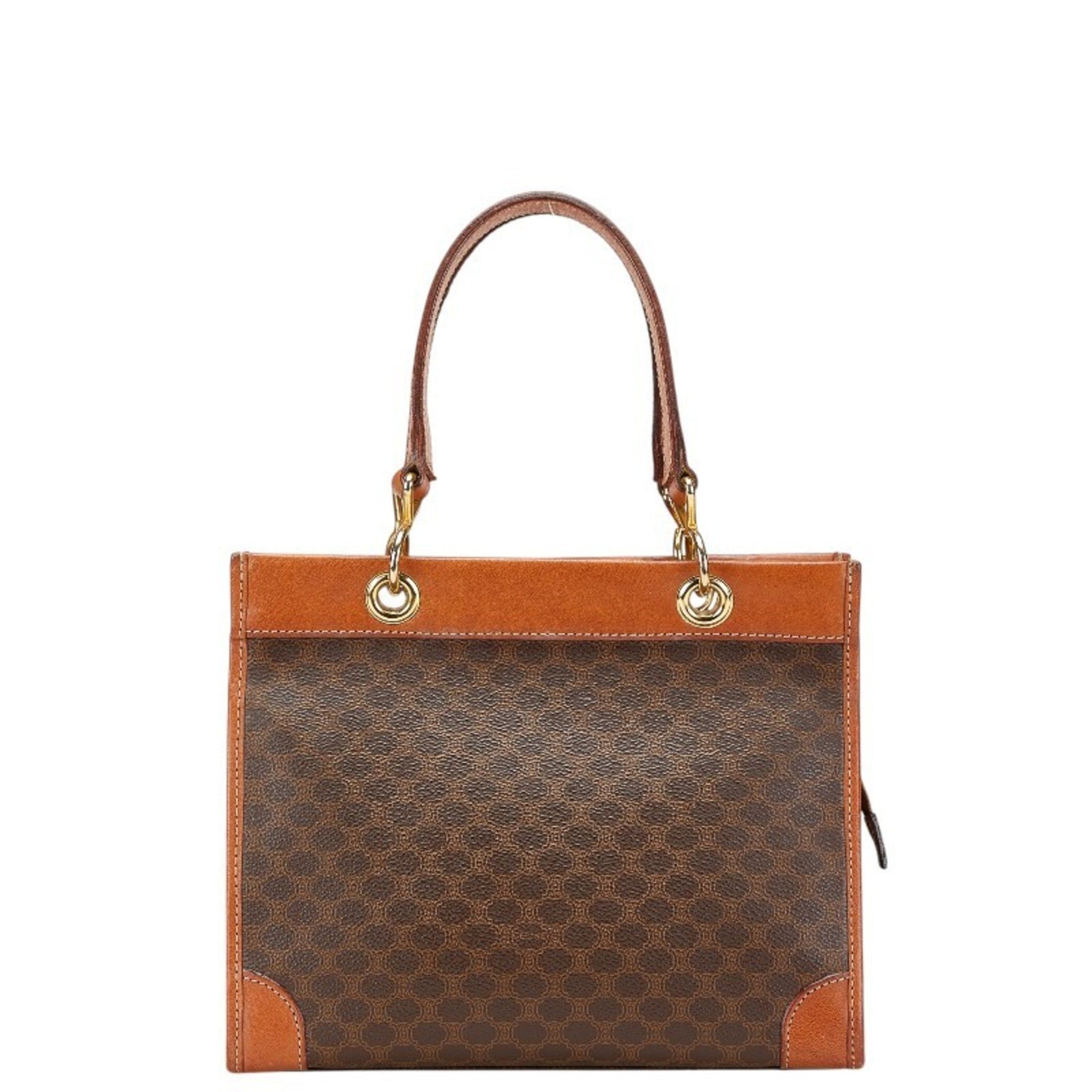 Celine Macadam Handbag PVC Leather