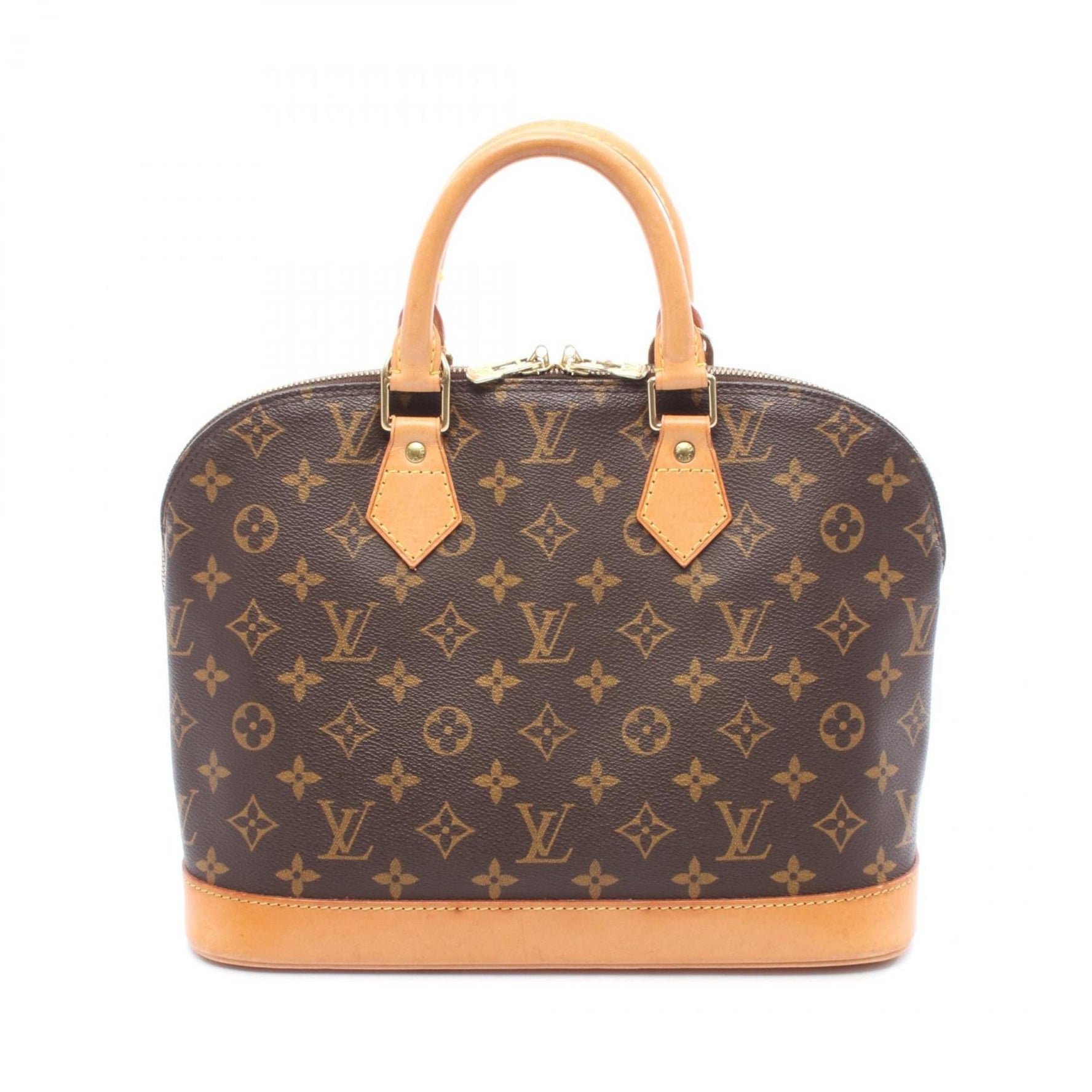 Louis Vuitton Alma PM Handbag in Coated Canvas and Leather with Monogram Design