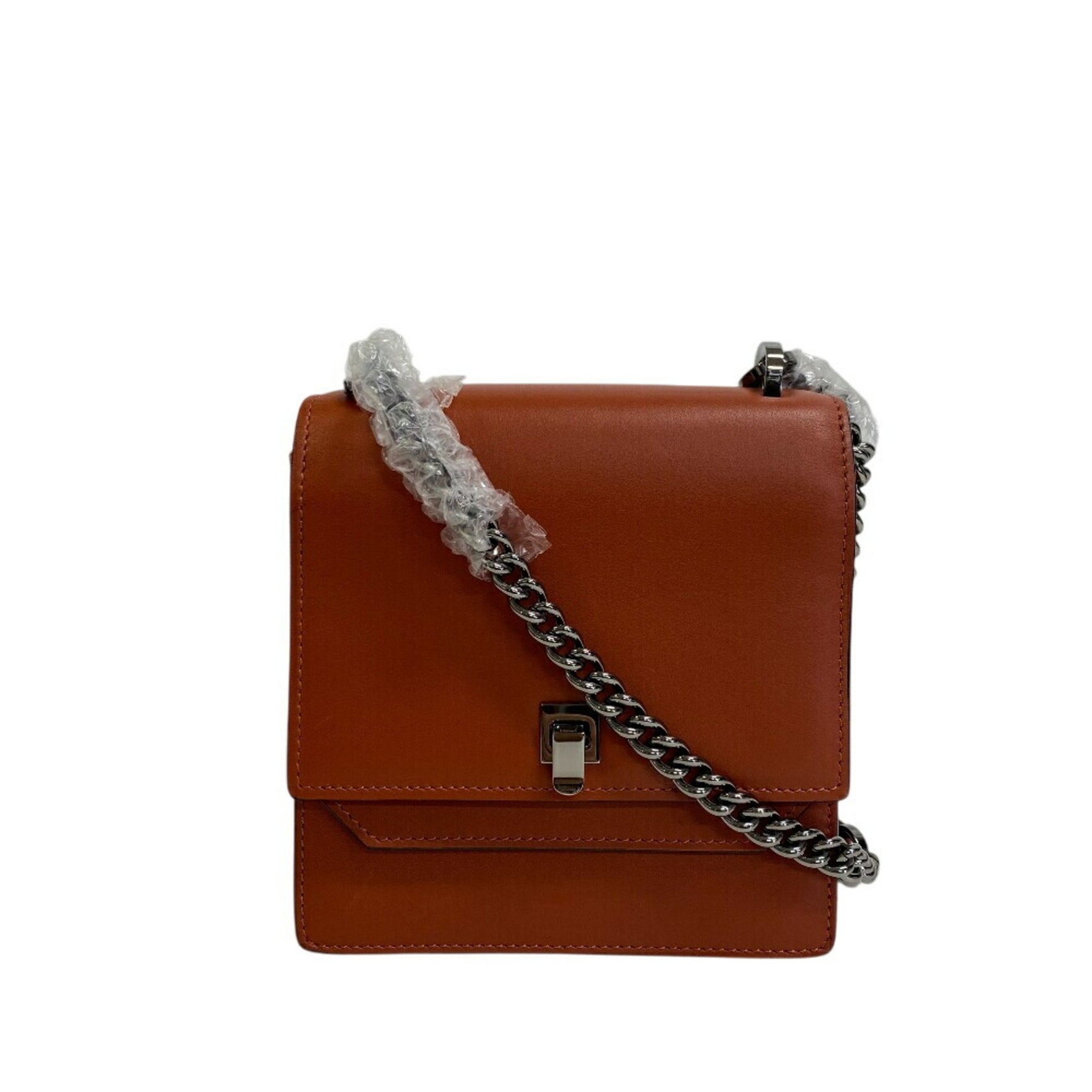 Valextra Spritzer Chain Shoulder Bag, Women's, Brown