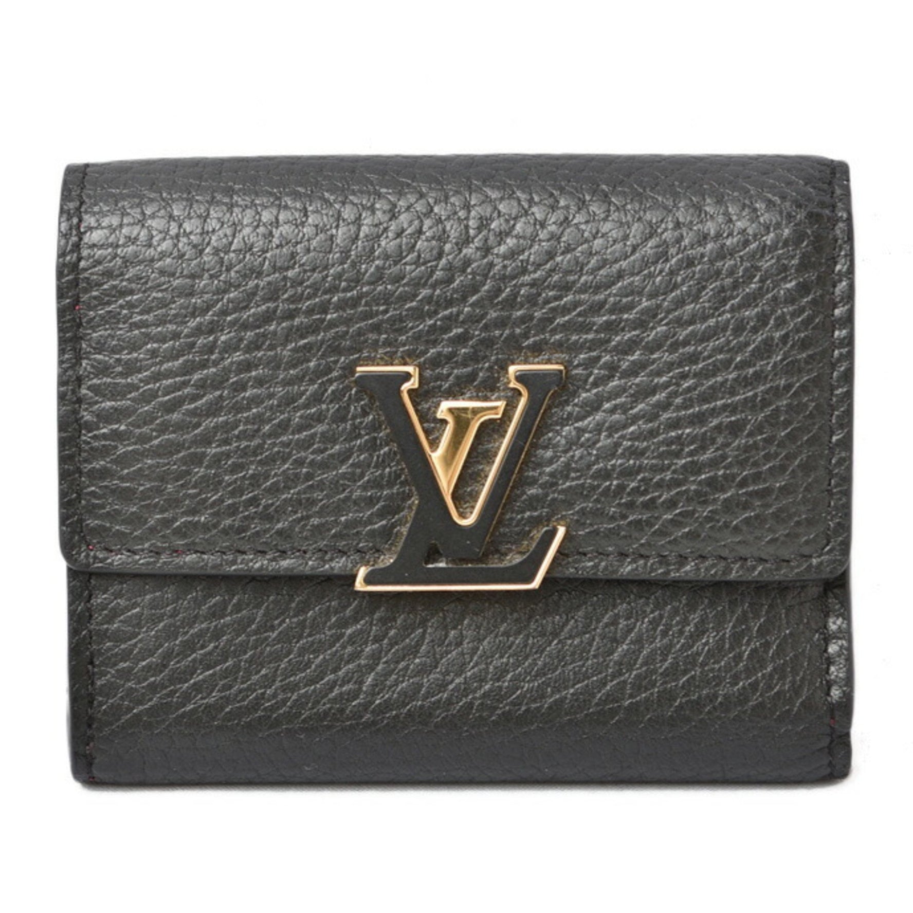 Louis Vuitton Wallet Tri-fold Portefeuille Capucines XS Taurillon