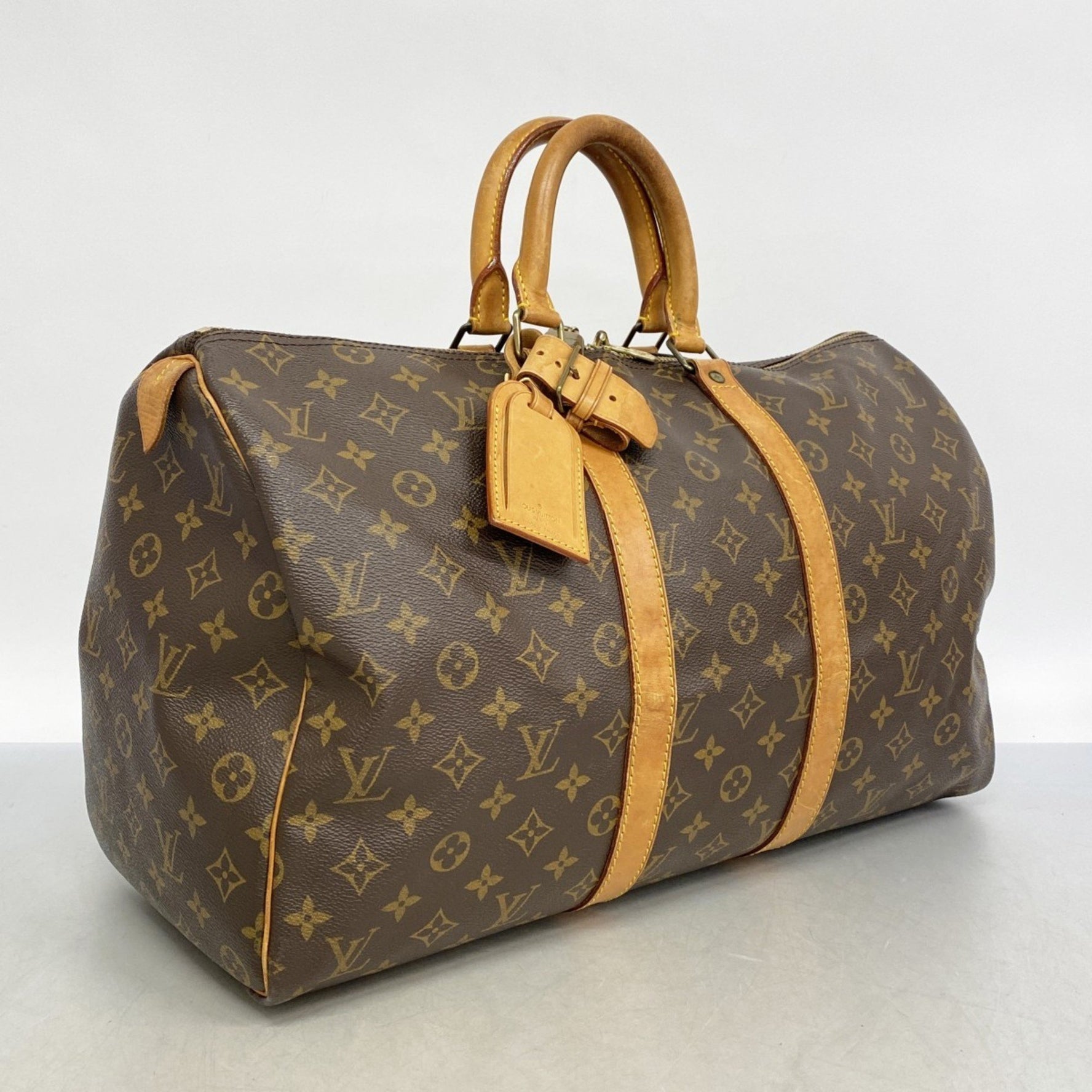 Louis Vuitton Monogram Keepall 45 Boston Bag Men's and