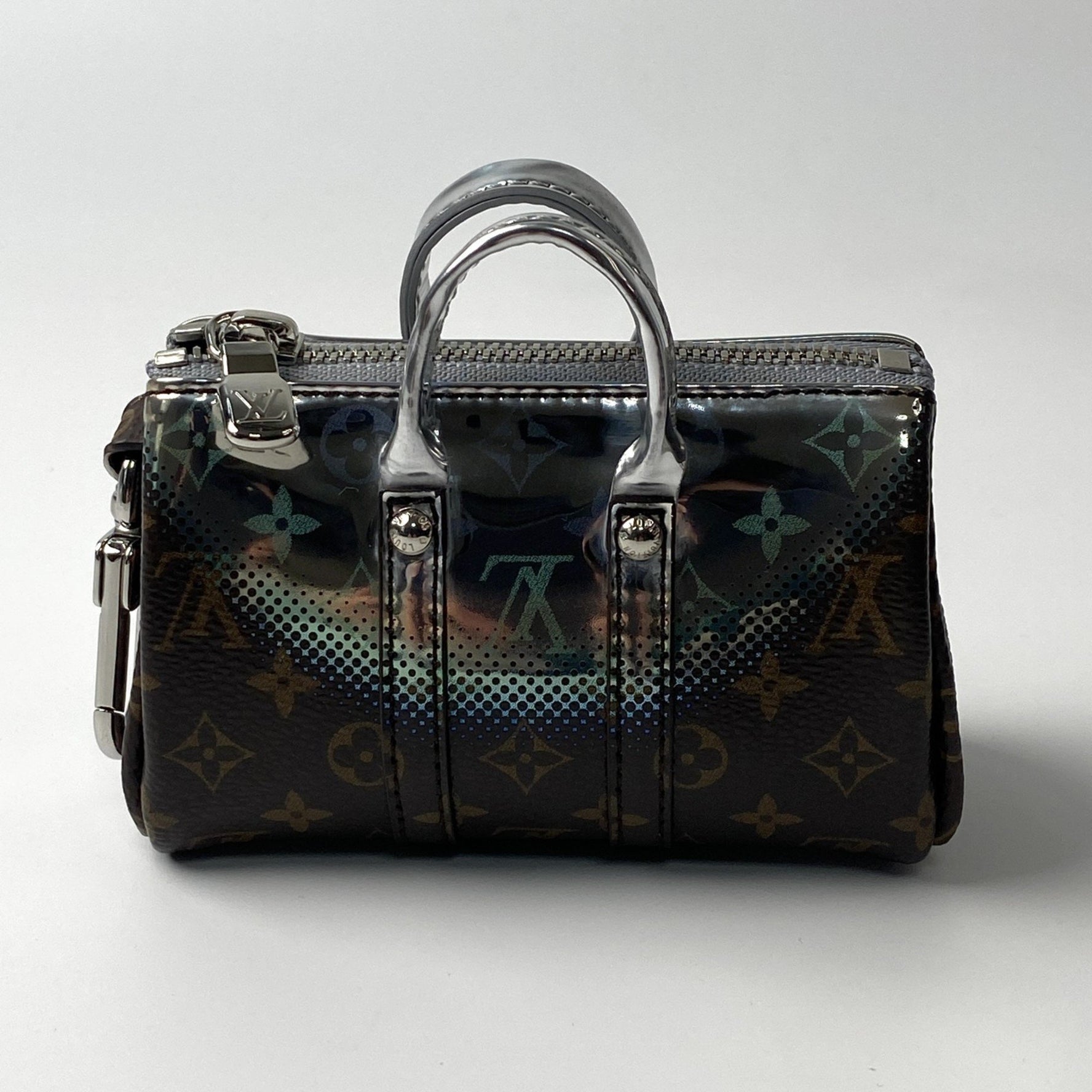 Louis Vuitton Mini Keepall Metallic Mirror Keychain