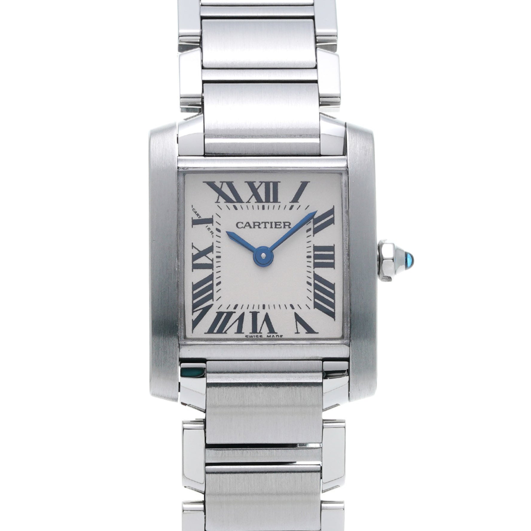 Cartier Tank Francaise SM Silver Ladies Watch Quartz