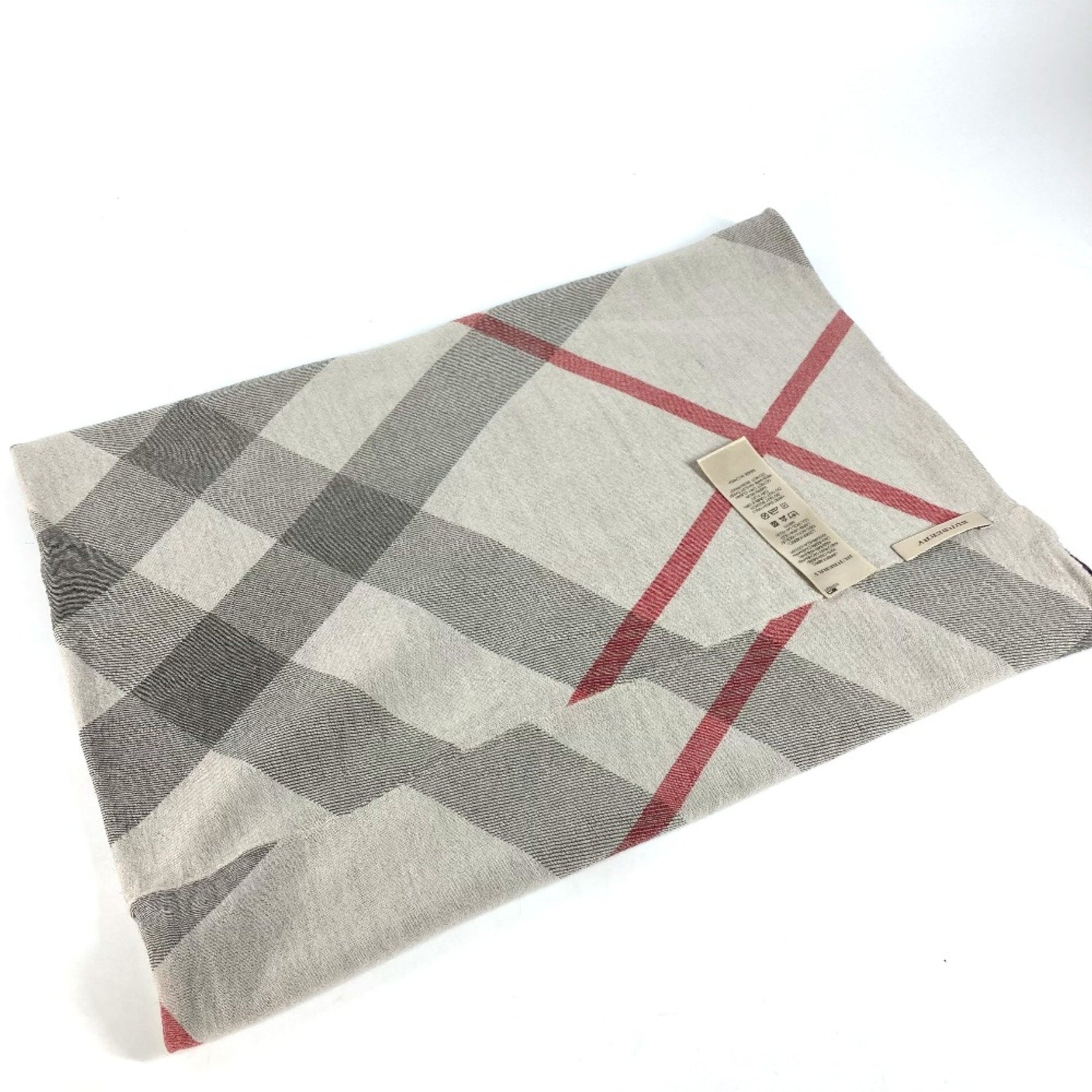 Burberry check Scarf Gray Based