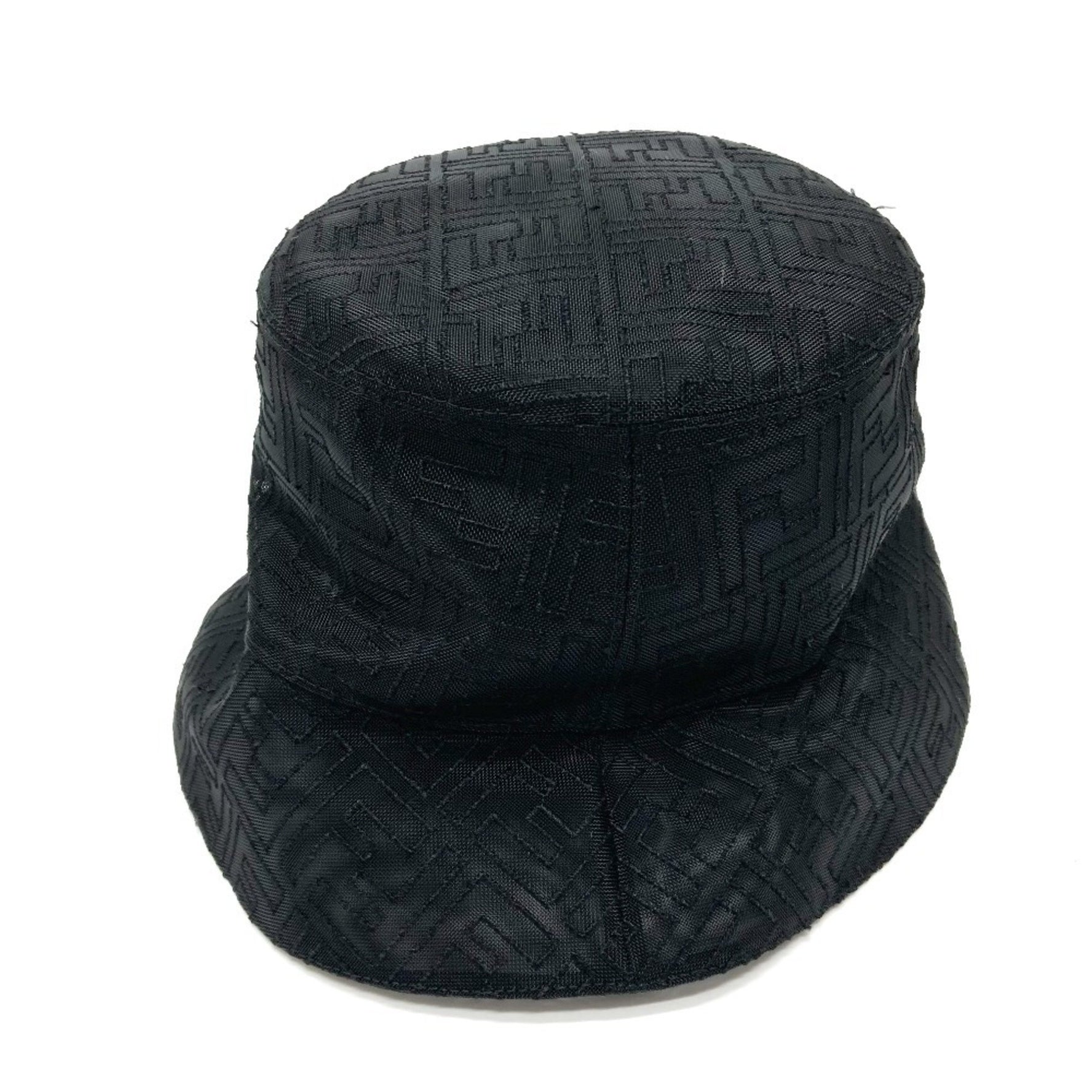 FENDI FF Zucca pattern mesh bucket hat, nylon, men's