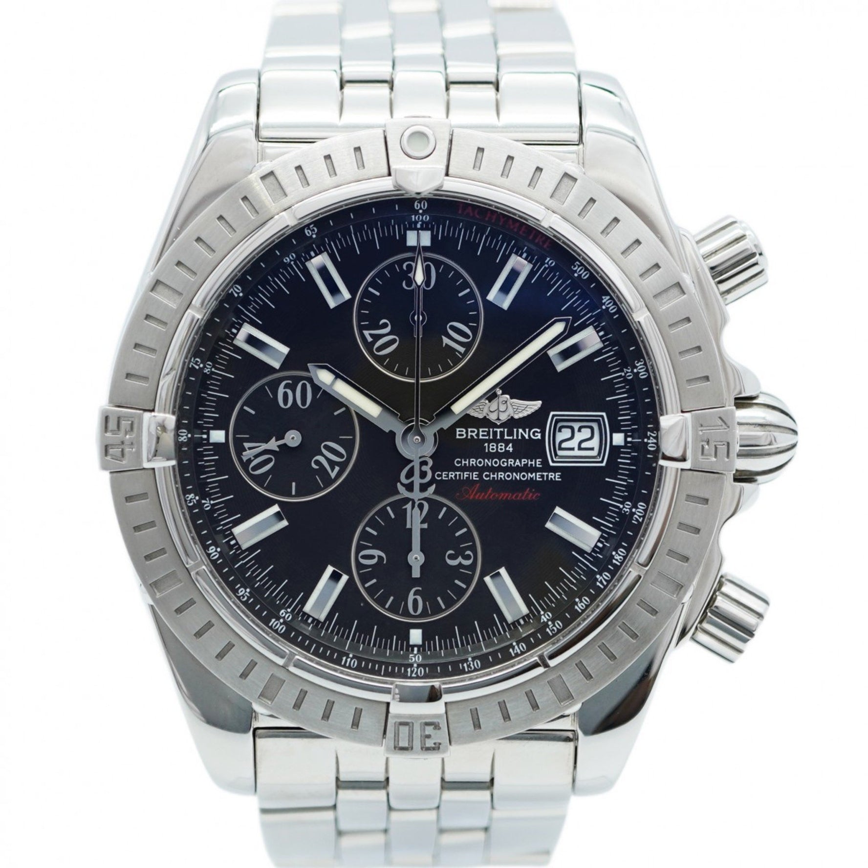 Breitling Chronomat A13356 Black Dial Men's Watch