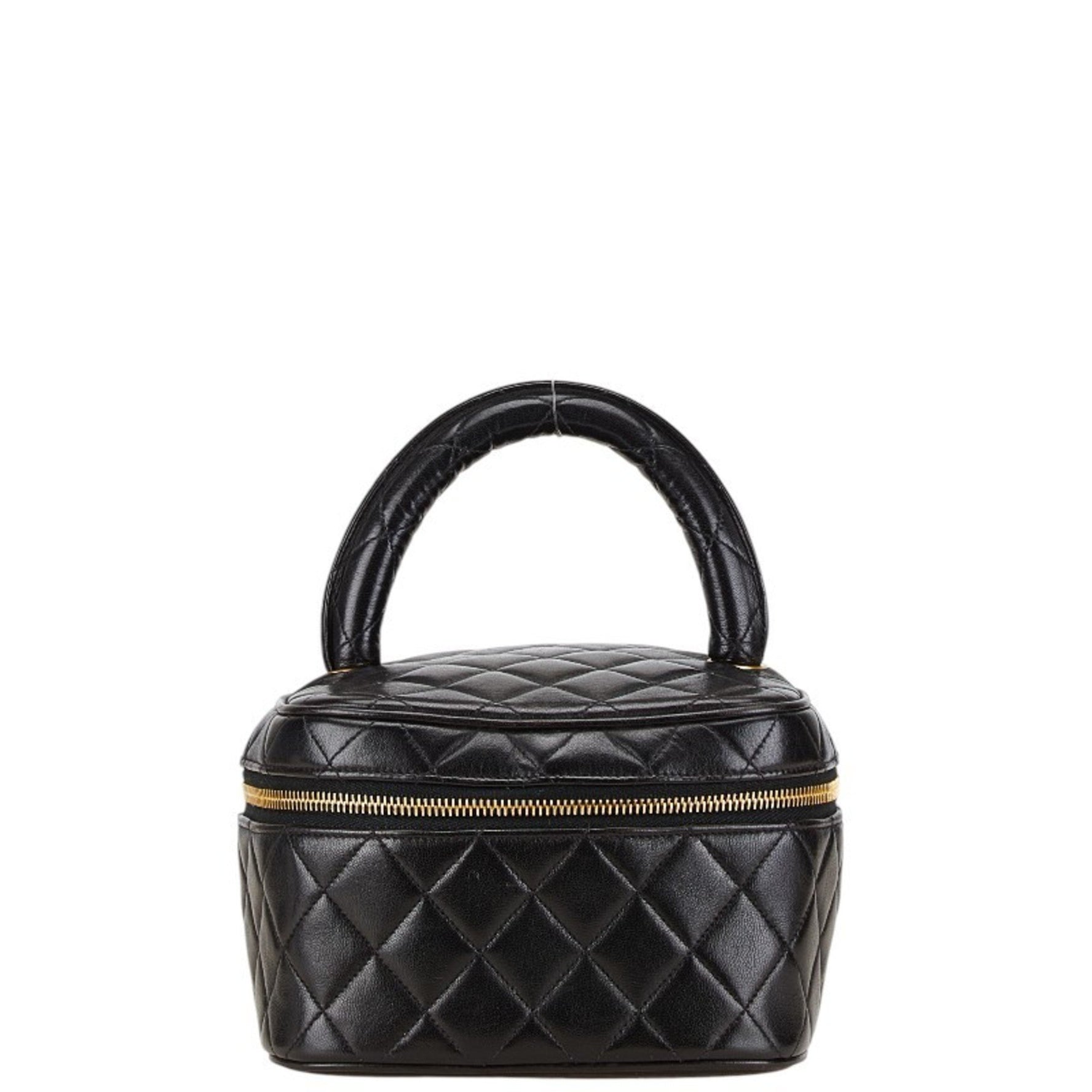 CHANEL Matelasse Coco Mark Vanity Bag in Lambskin