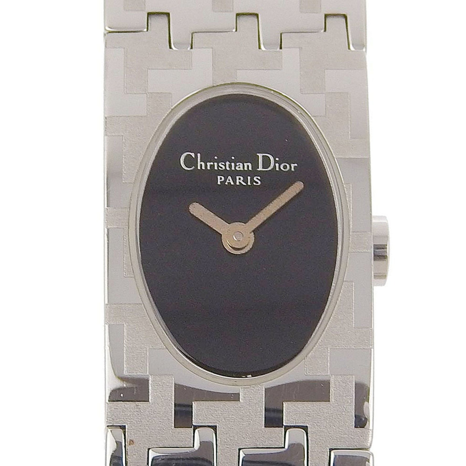 Christian Dior Dior Miss watch stainless steel quartz analog display ladies black dial