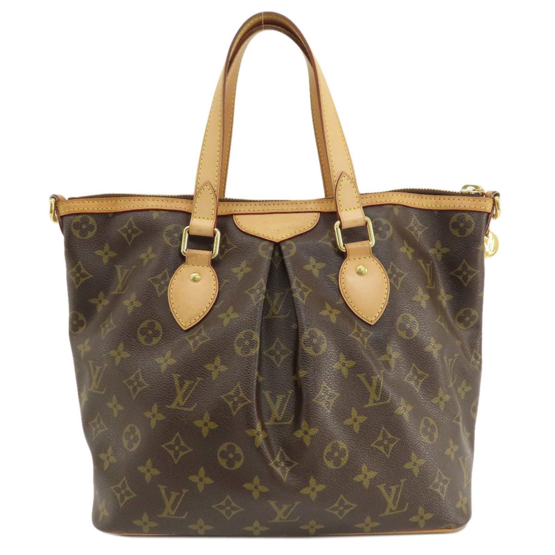 Louis Vuitton Palermo PM Monogram Tote Bag Canvas