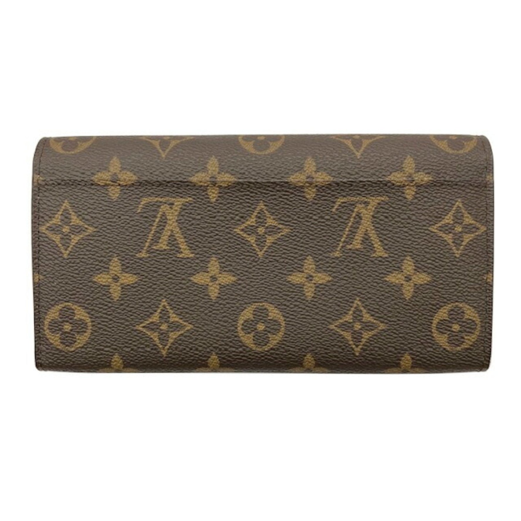 LOUIS VUITTON Louis Vuitton Sarah Rose Ballerine Monogram Portefeuille RFID Long Wallet in Pink with IC Chip