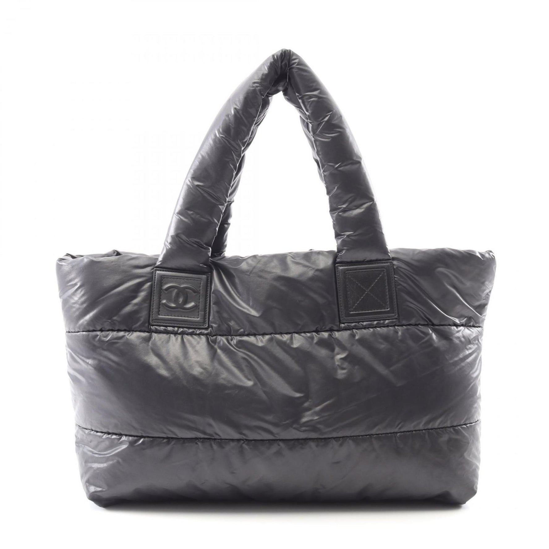 CHANEL Coco Cocoon MM Tote Bag, Nylon and Leather
