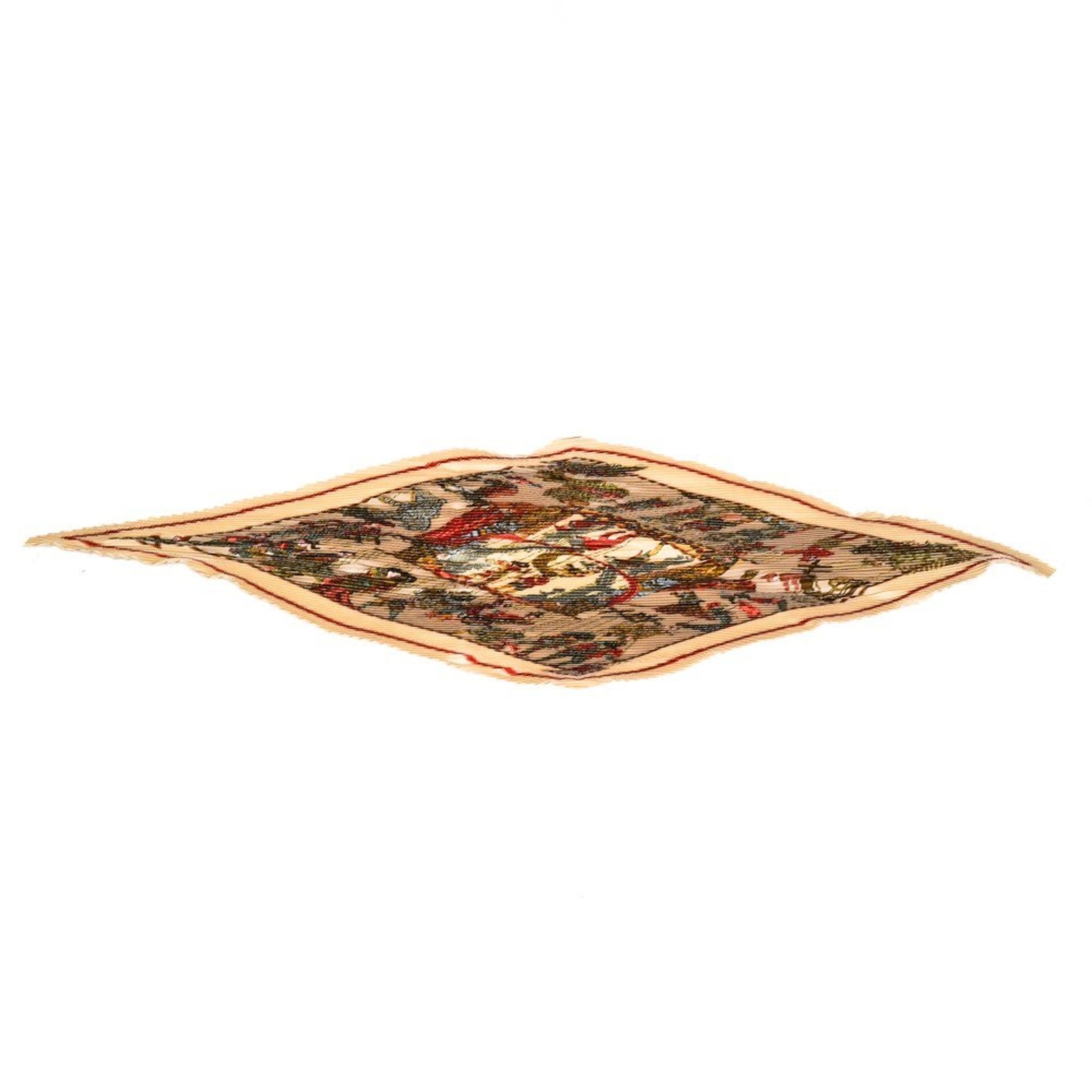 HERMES Pleated Carré LE TEMPS des MARIONNETTES Marionette Time Scarf/Muffler 100% Silk Multicolor