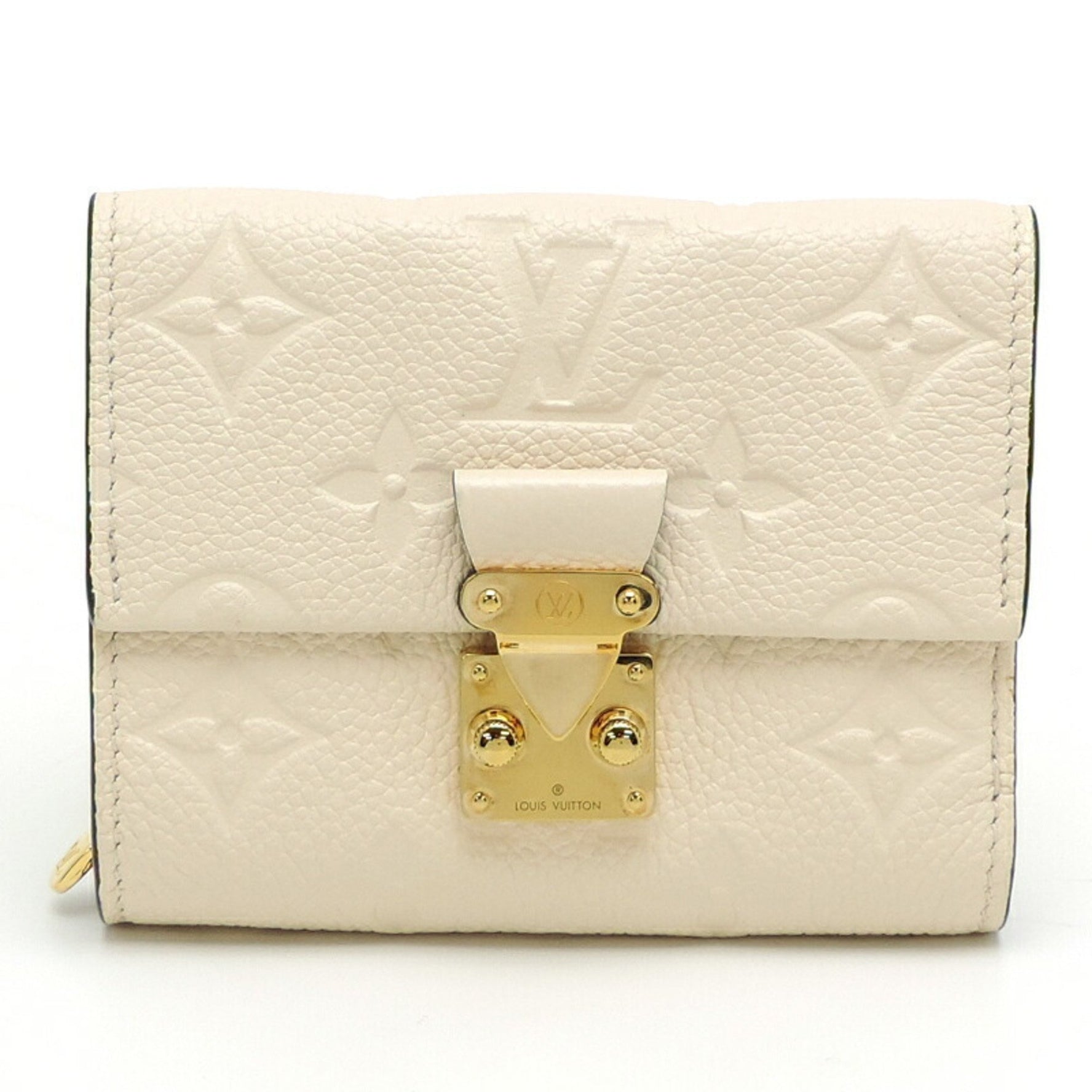 Louis Vuitton Portefeuille Metis Compact Tri-fold Wallet Monogram Empreinte Crème (White)