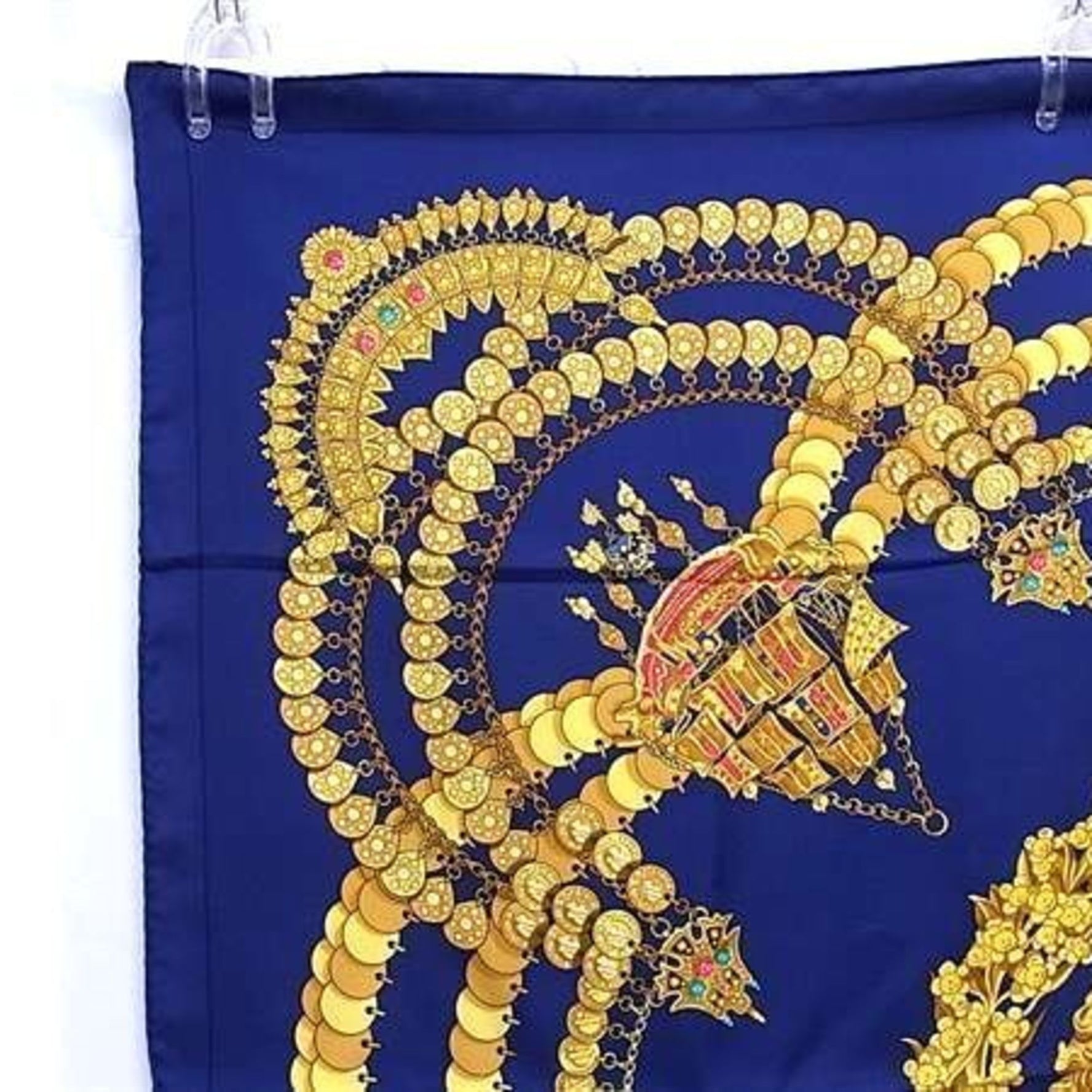 HERMES KOSMIMA Space Carré 90 Scarf - Multicolor, 100% Silk, Large